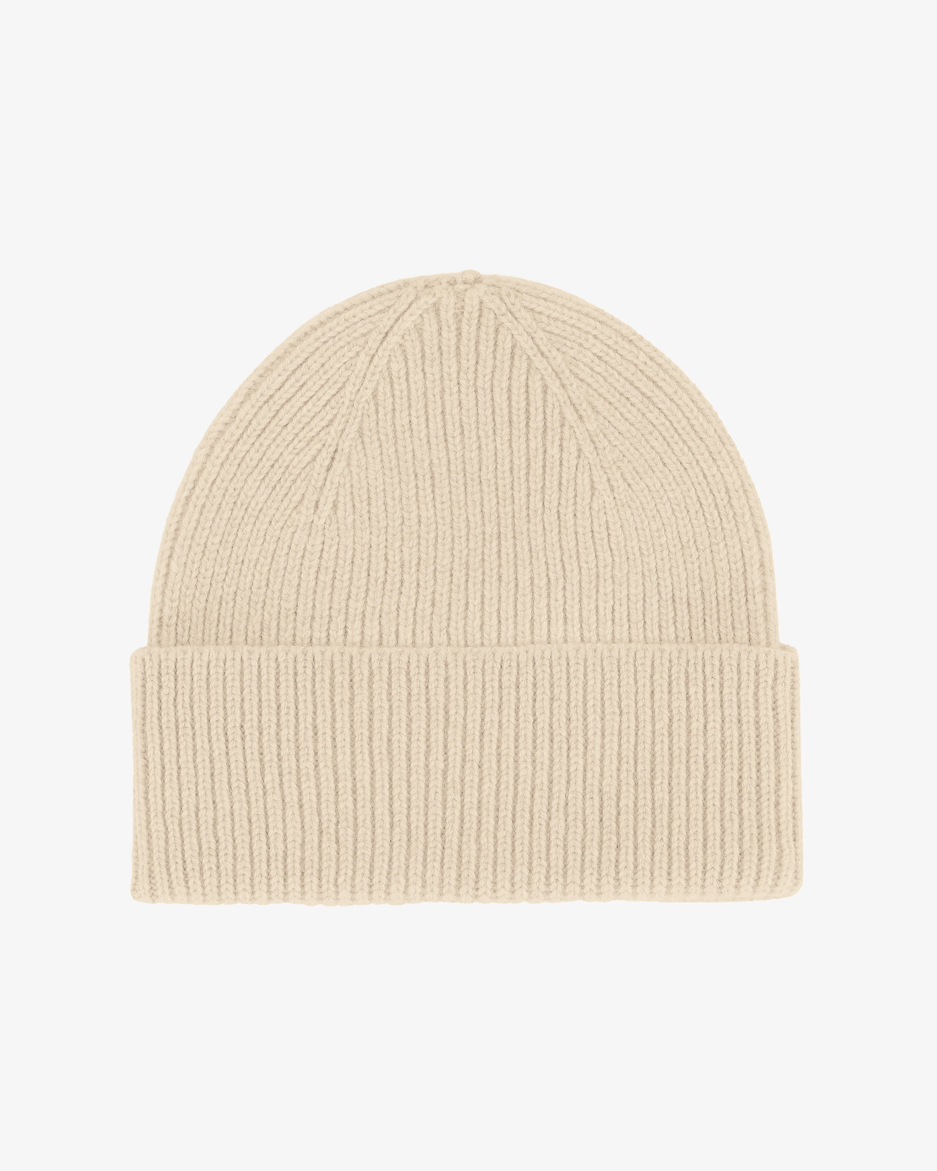 Merino Wool Beanie - Ivory White