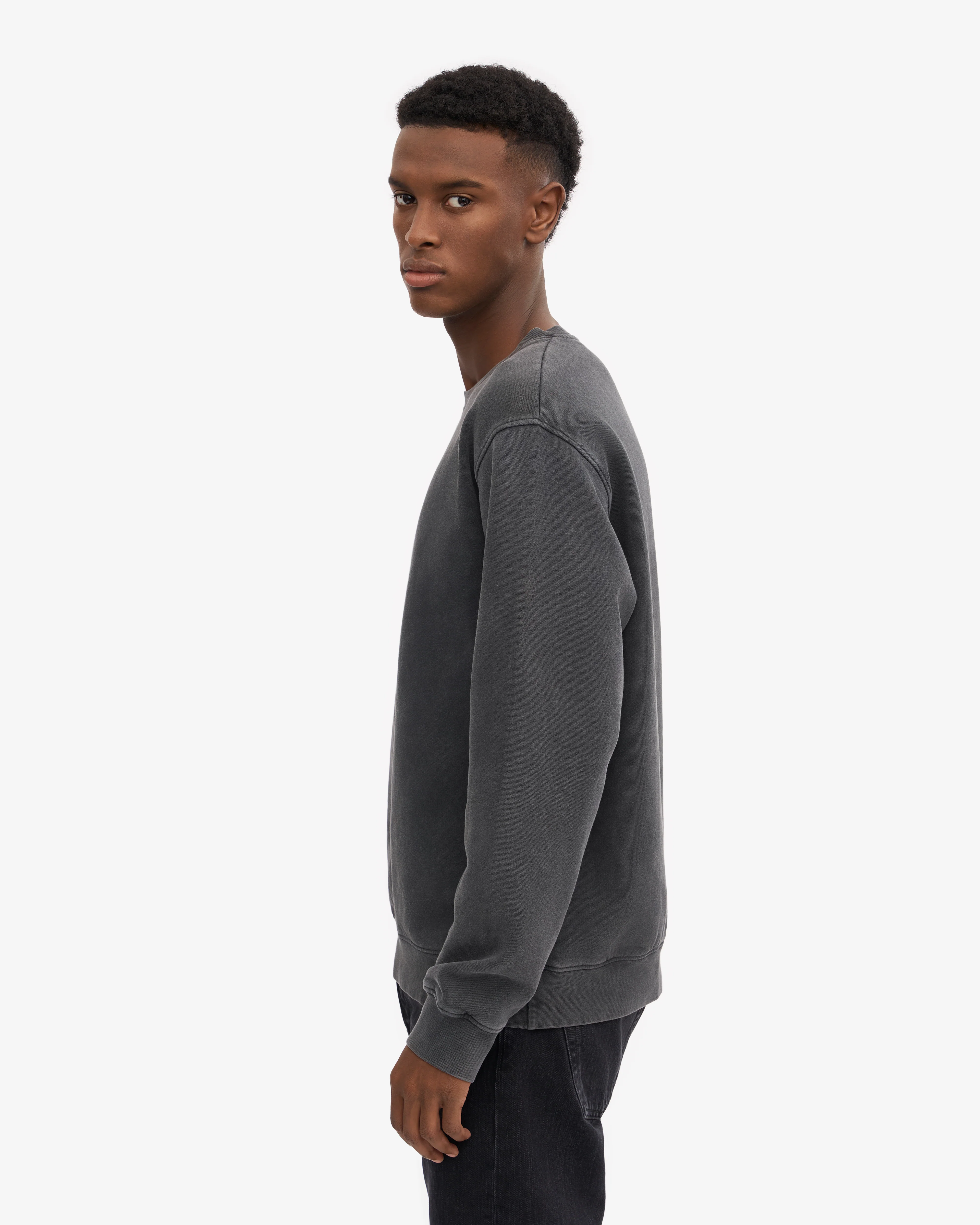 Classic Organic Crew - Faded Black