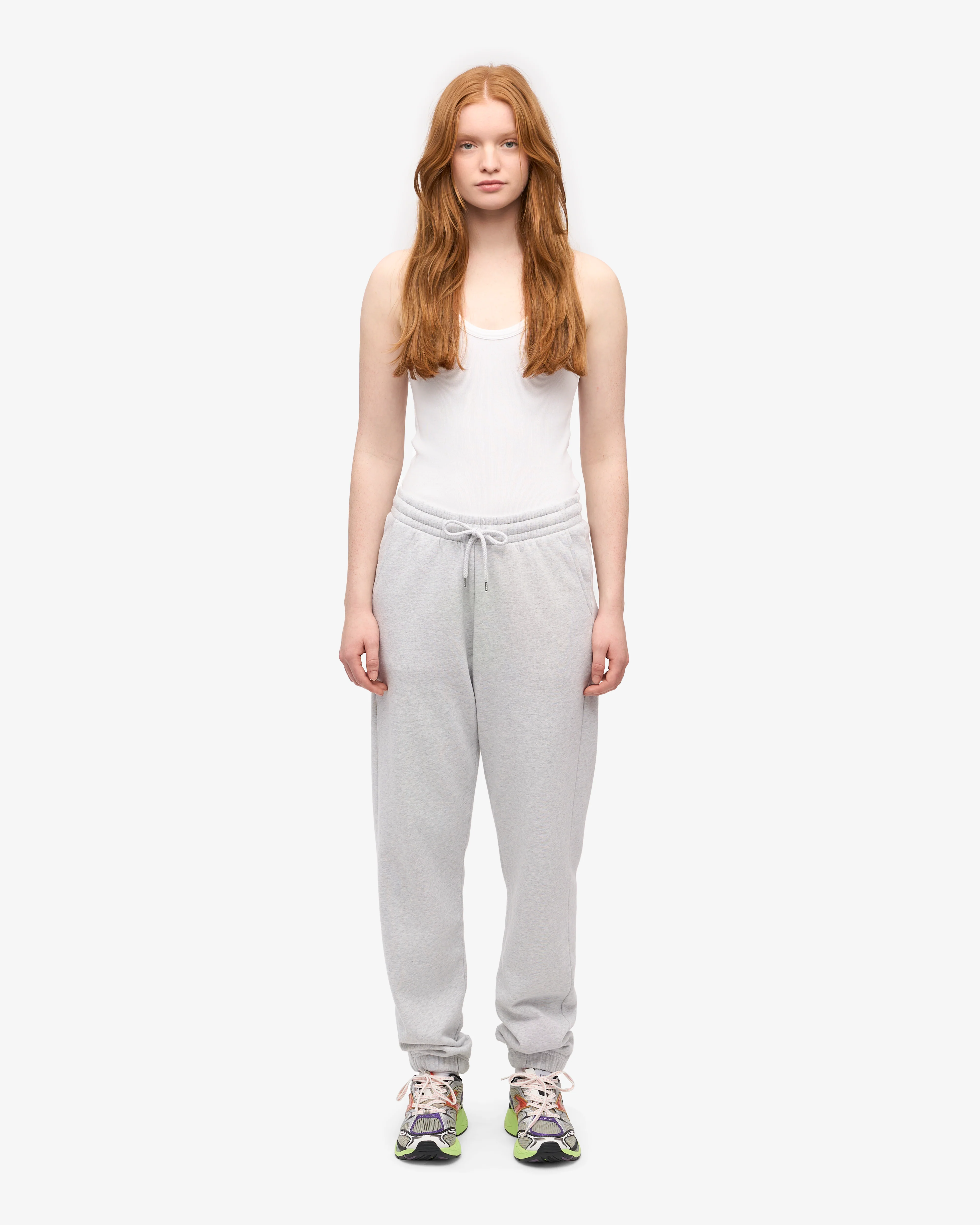 Organic Sweatpants - Snow Melange
