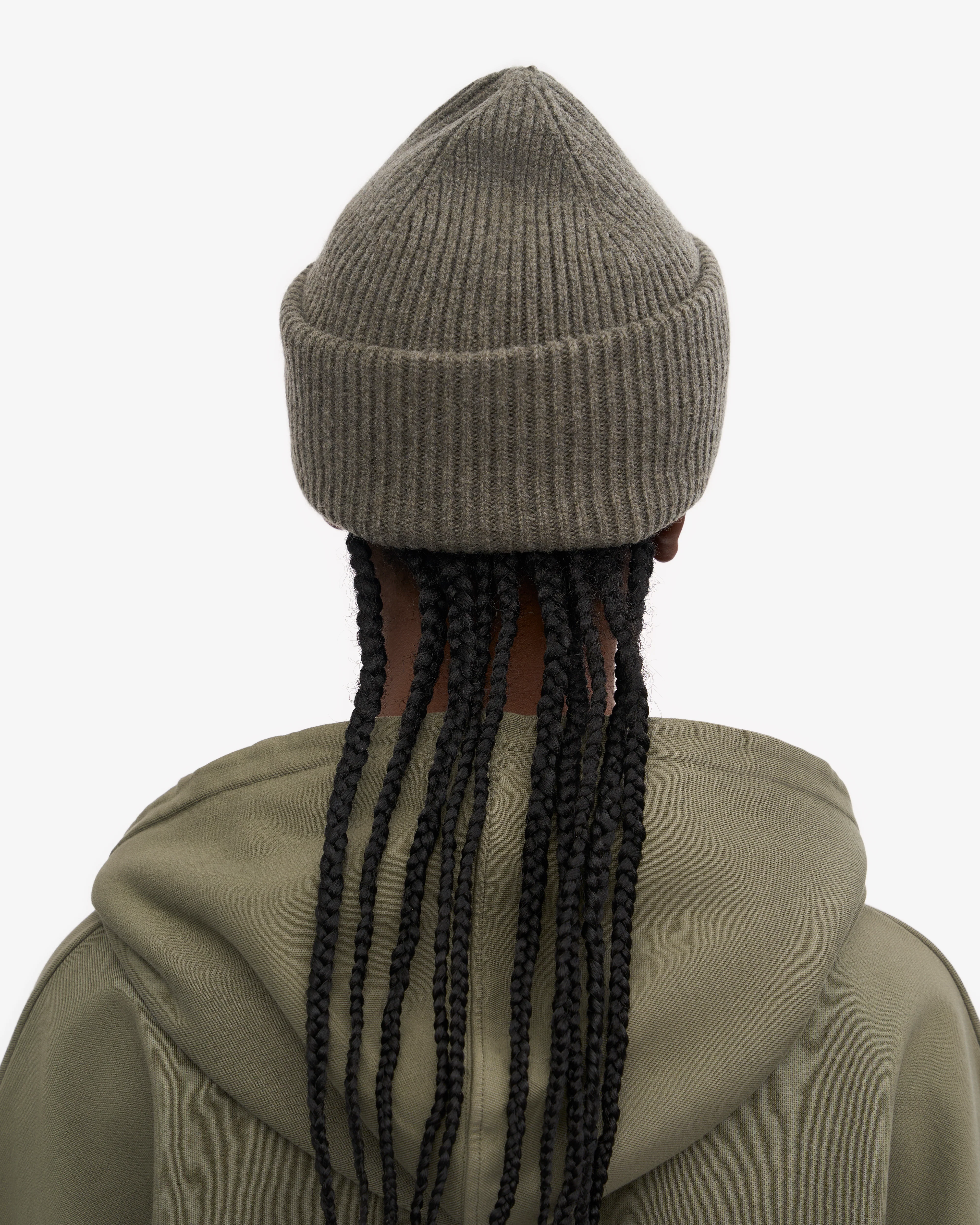 Merino Wool Hat - Dusty Olive