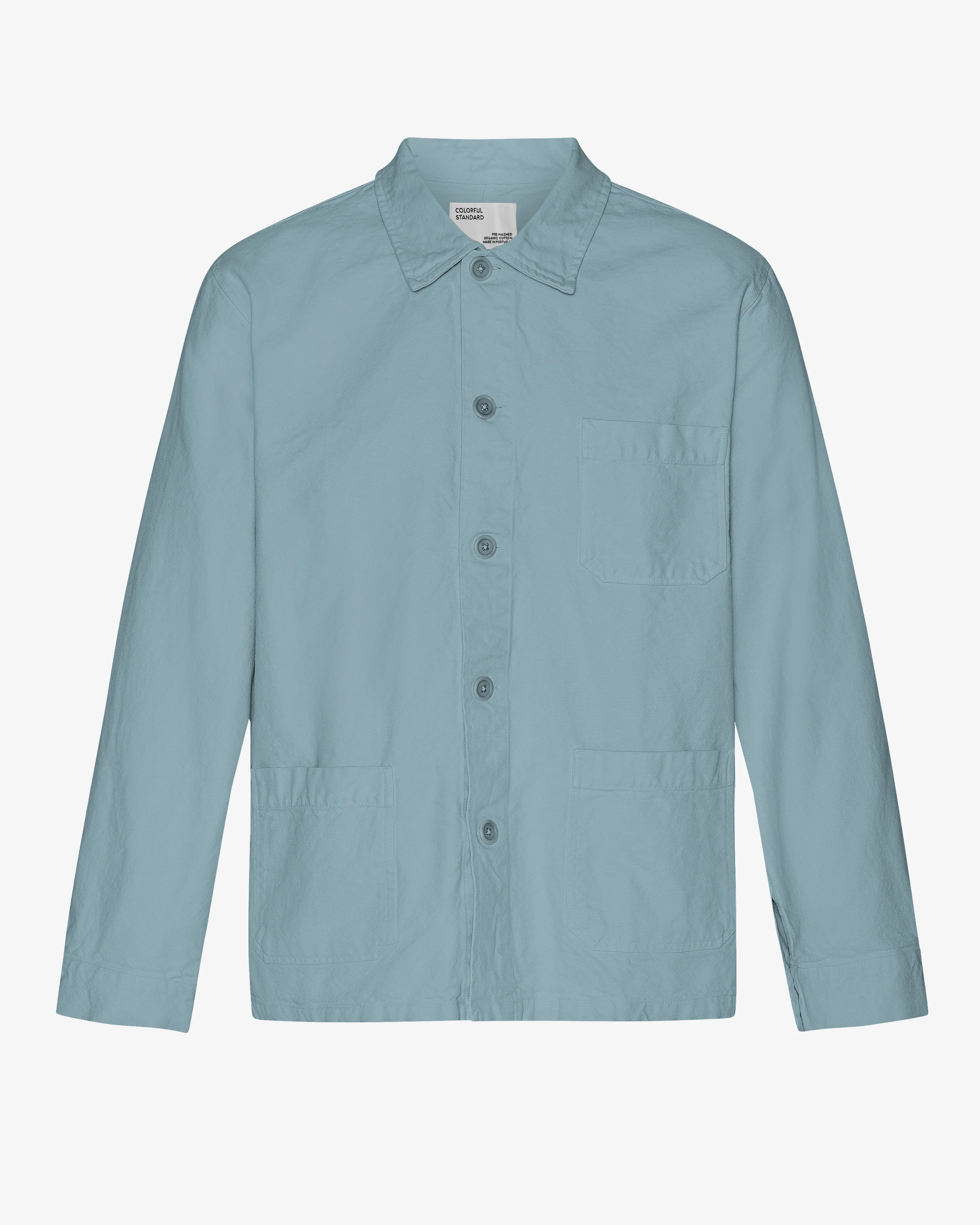 Organic Workwear Jacket - Stone Blue