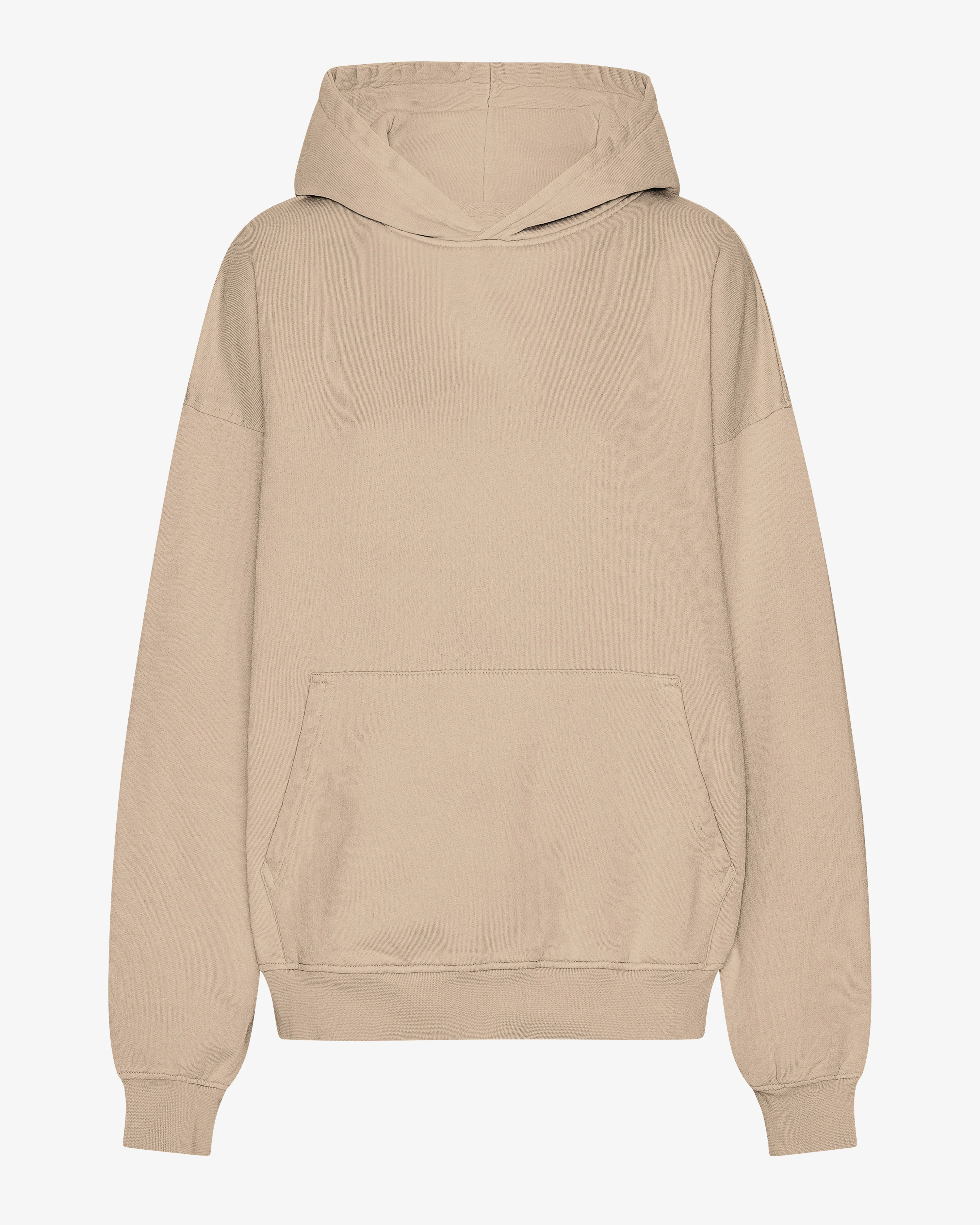 Organic Oversized Hood - Oyster Grey