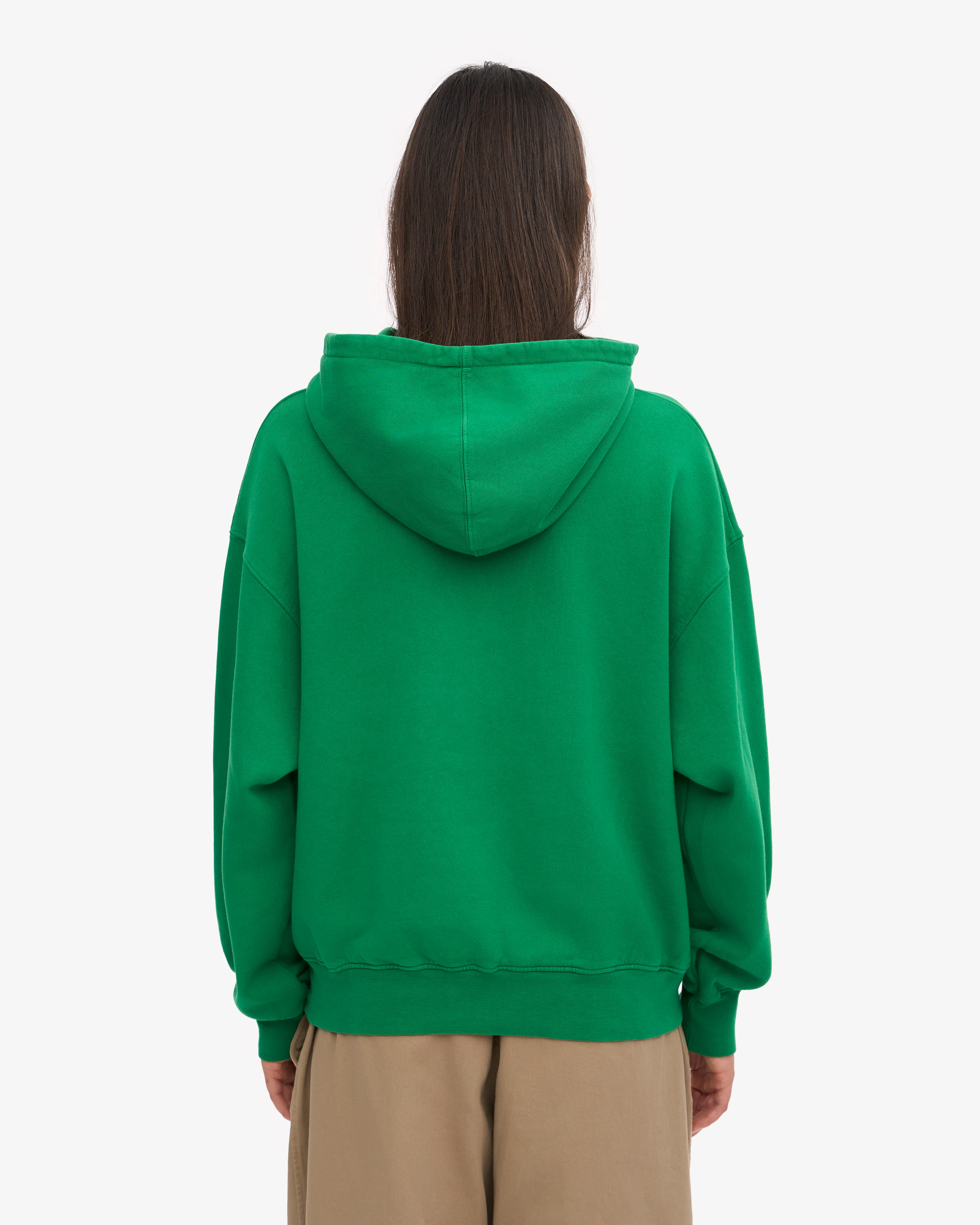 Organic Oversized Hood - Kelly Green