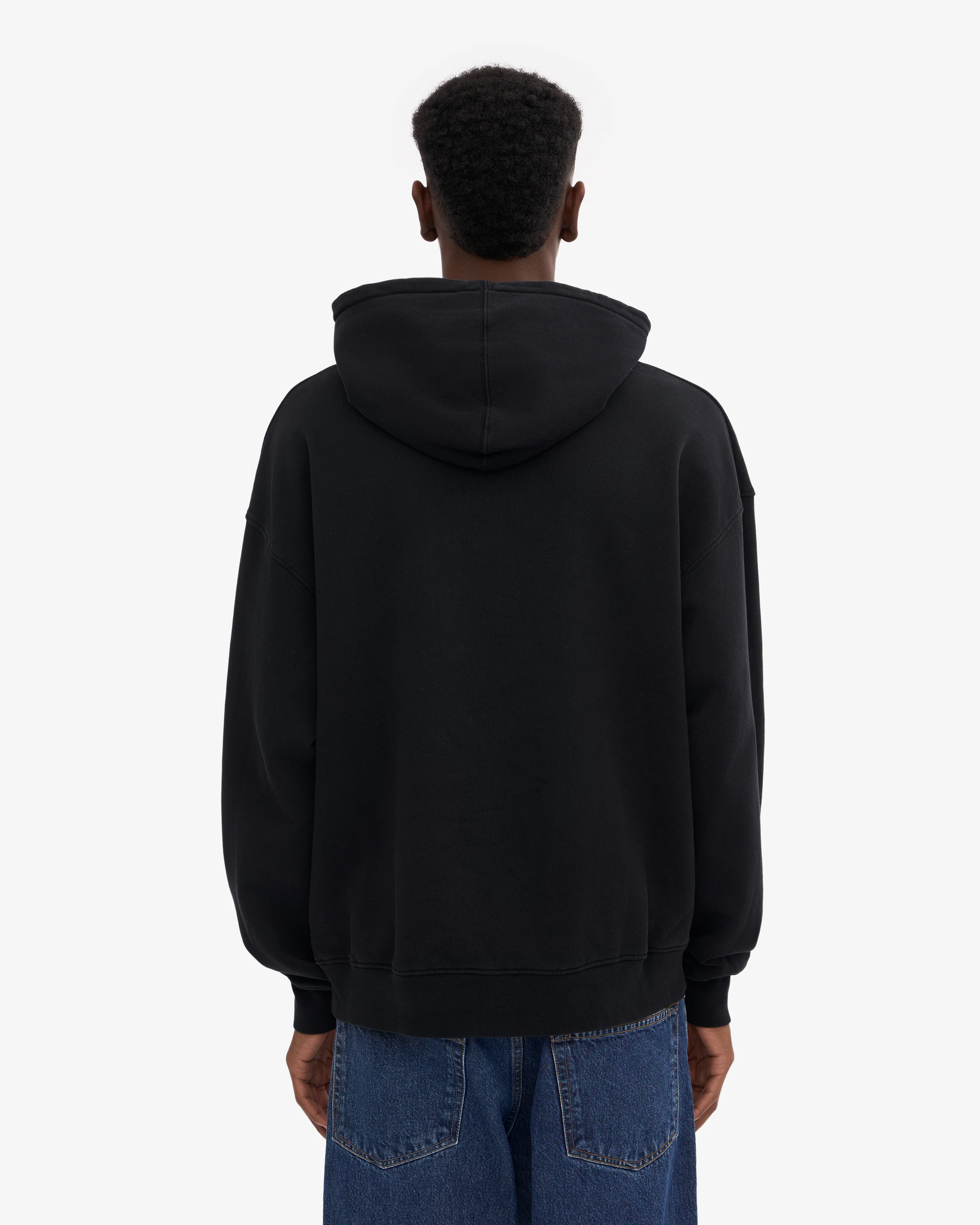 Organic Oversized Hood - Deep Black