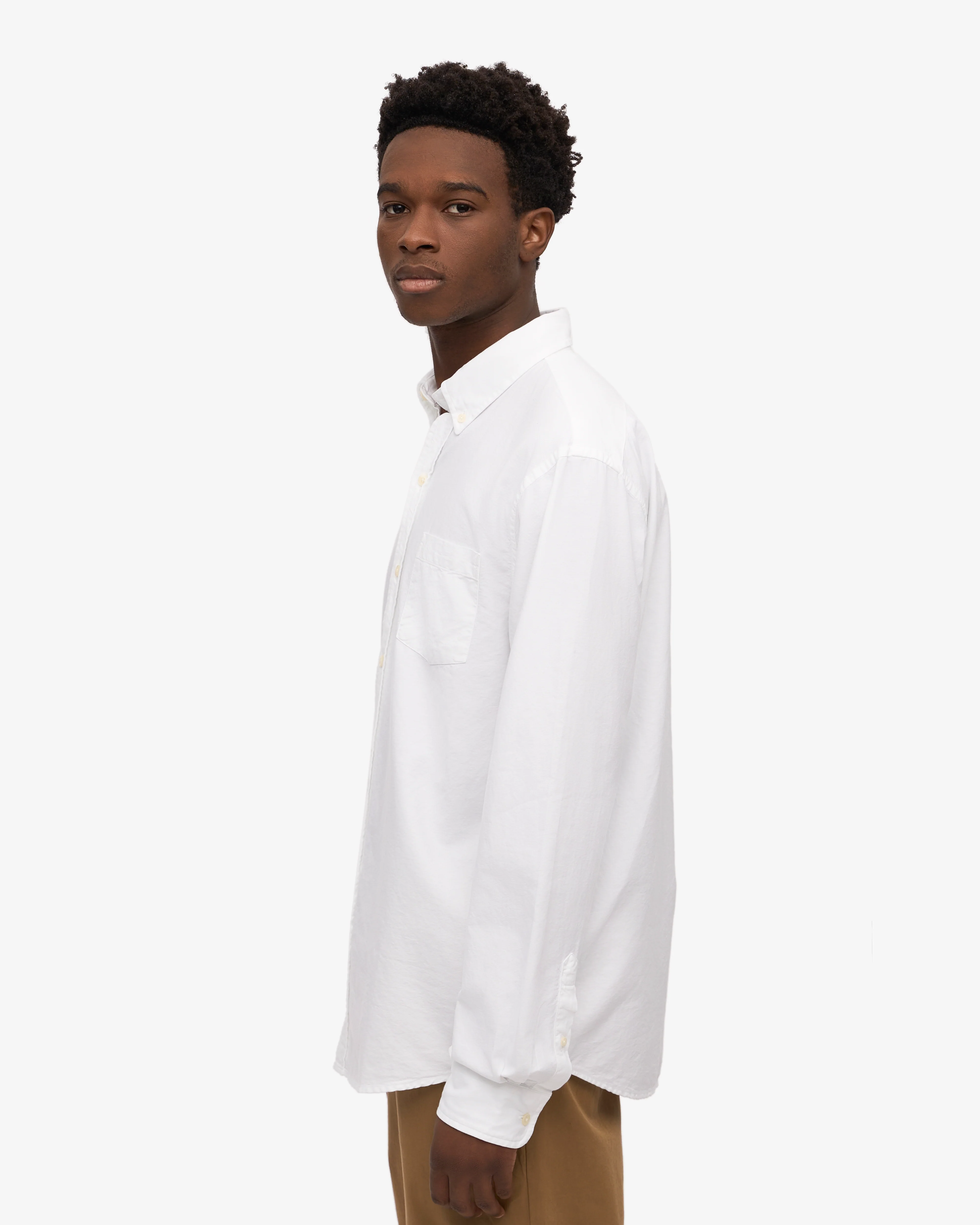 Organic Button Down Shirt - Optical White