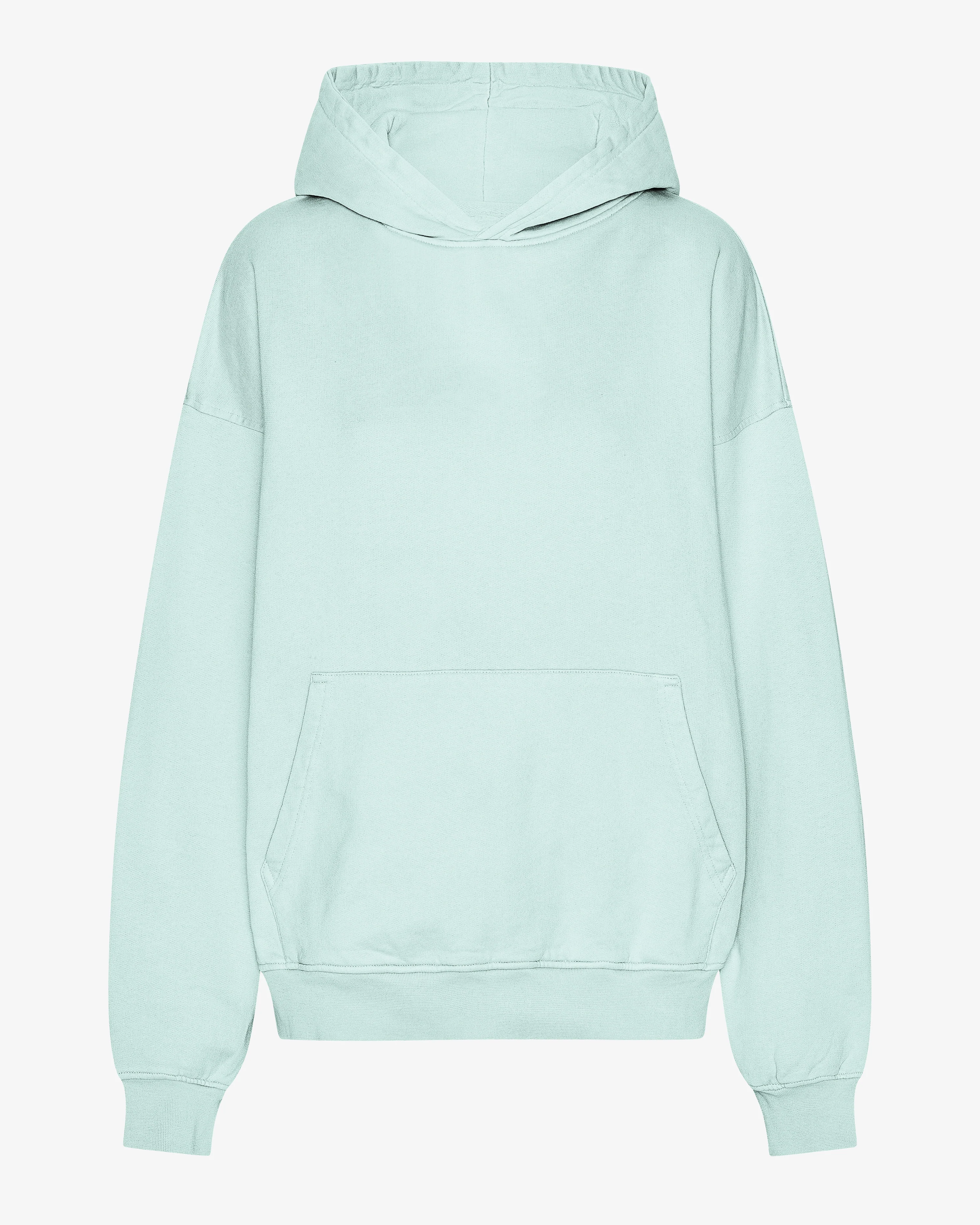 Organic Oversized Hood - Light Aqua