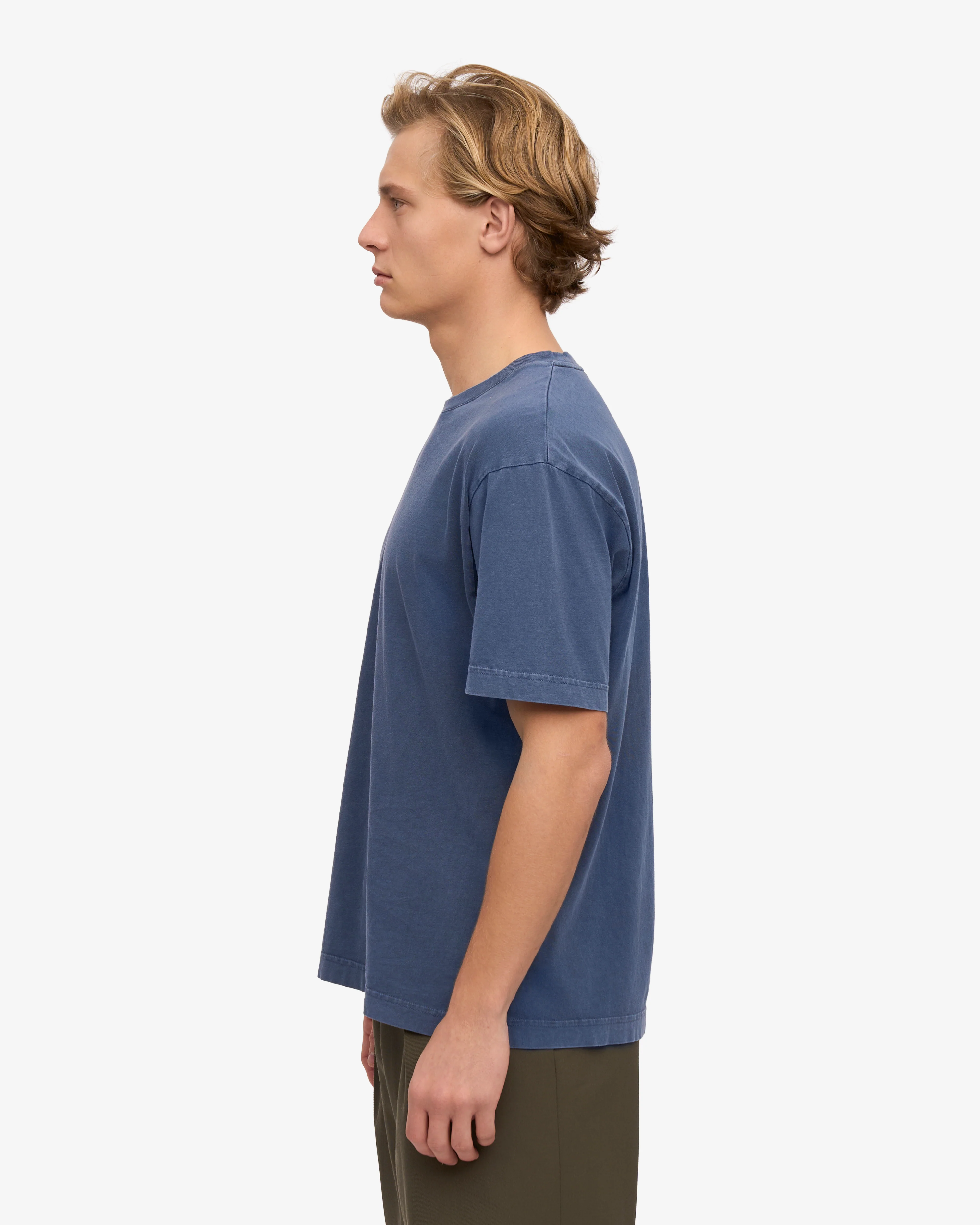 Oversized Organic T-Shirt - Neptune Blue