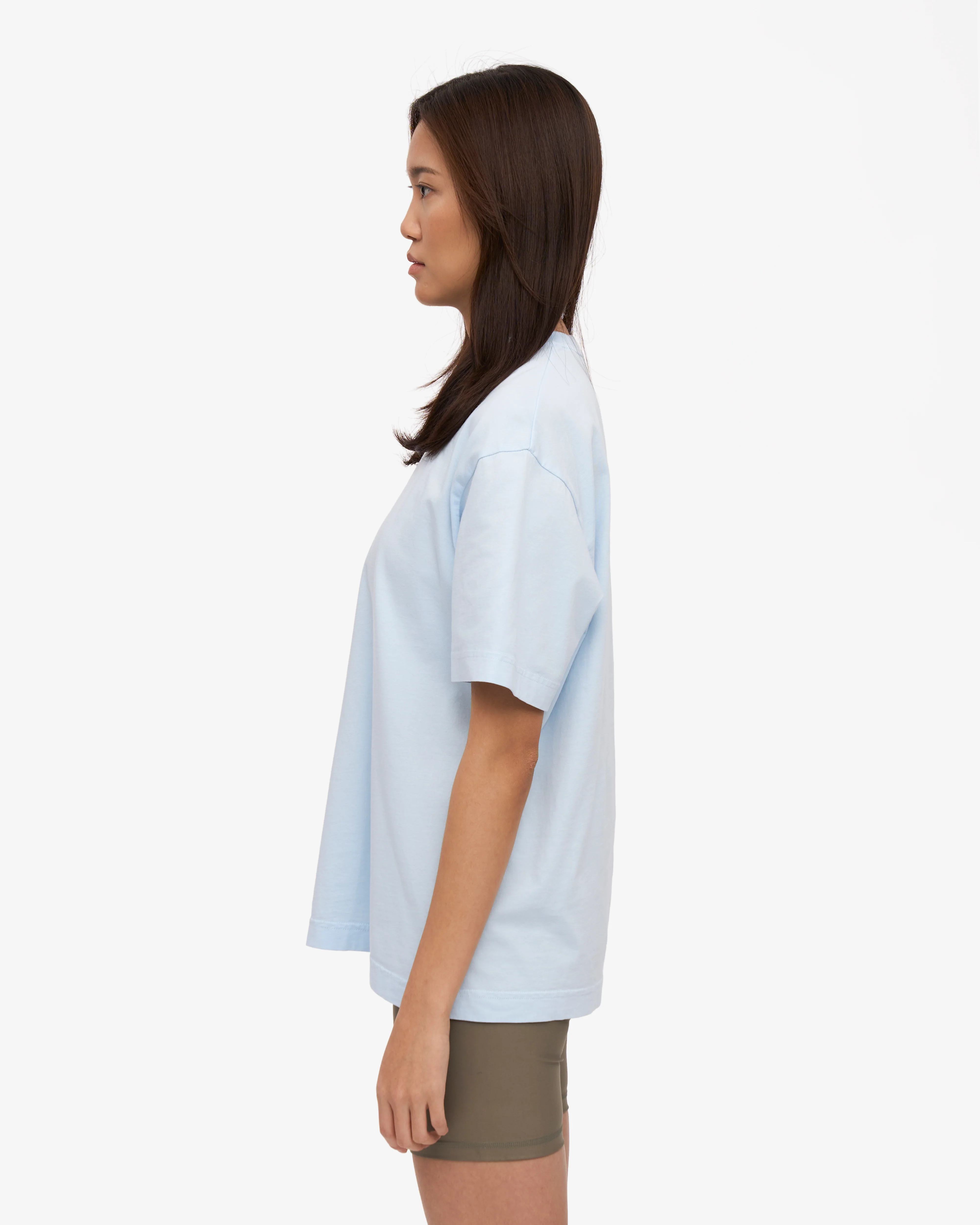 Oversized Organic T-Shirt - Polar Blue