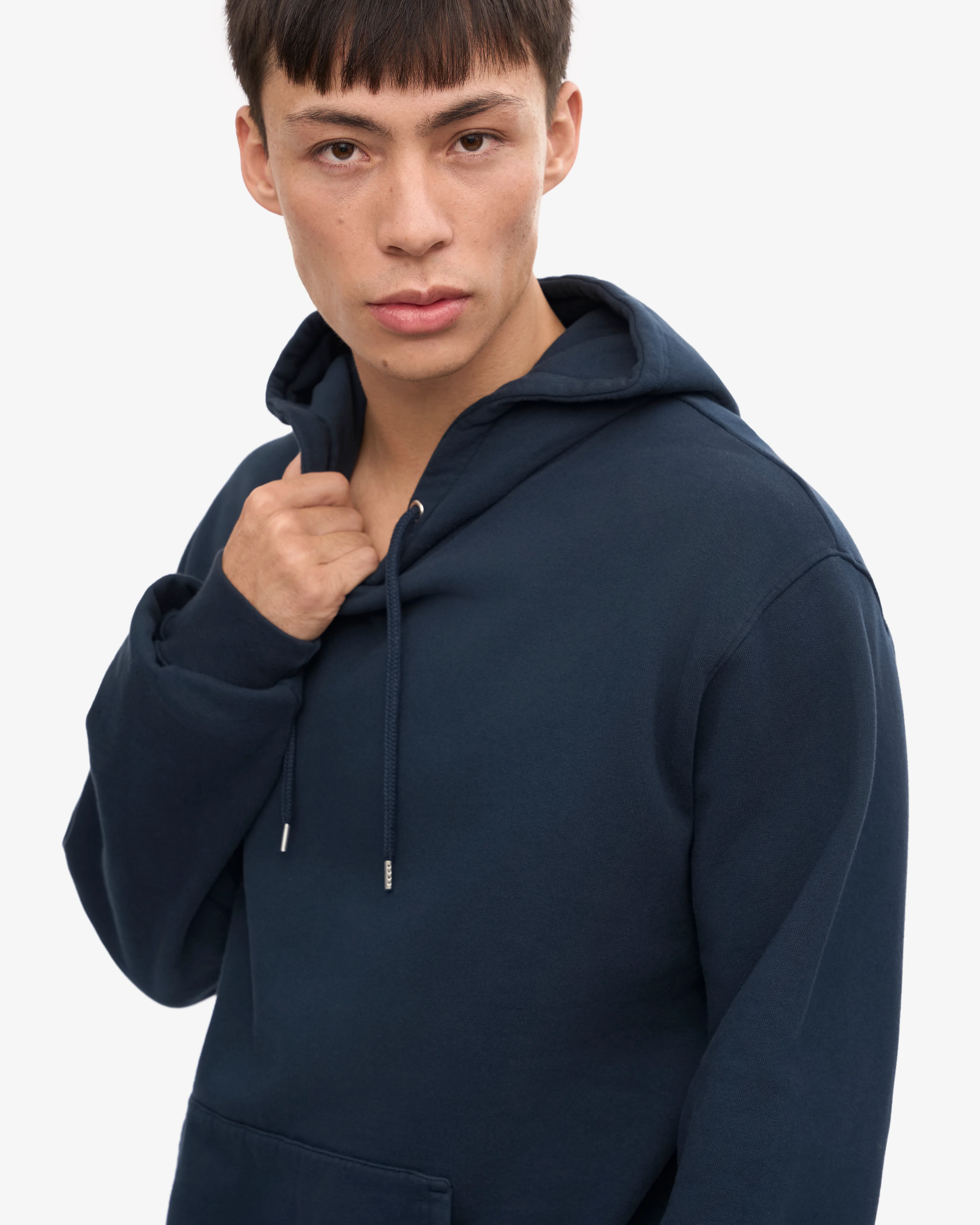 Classic Organic Hood - Navy Blue