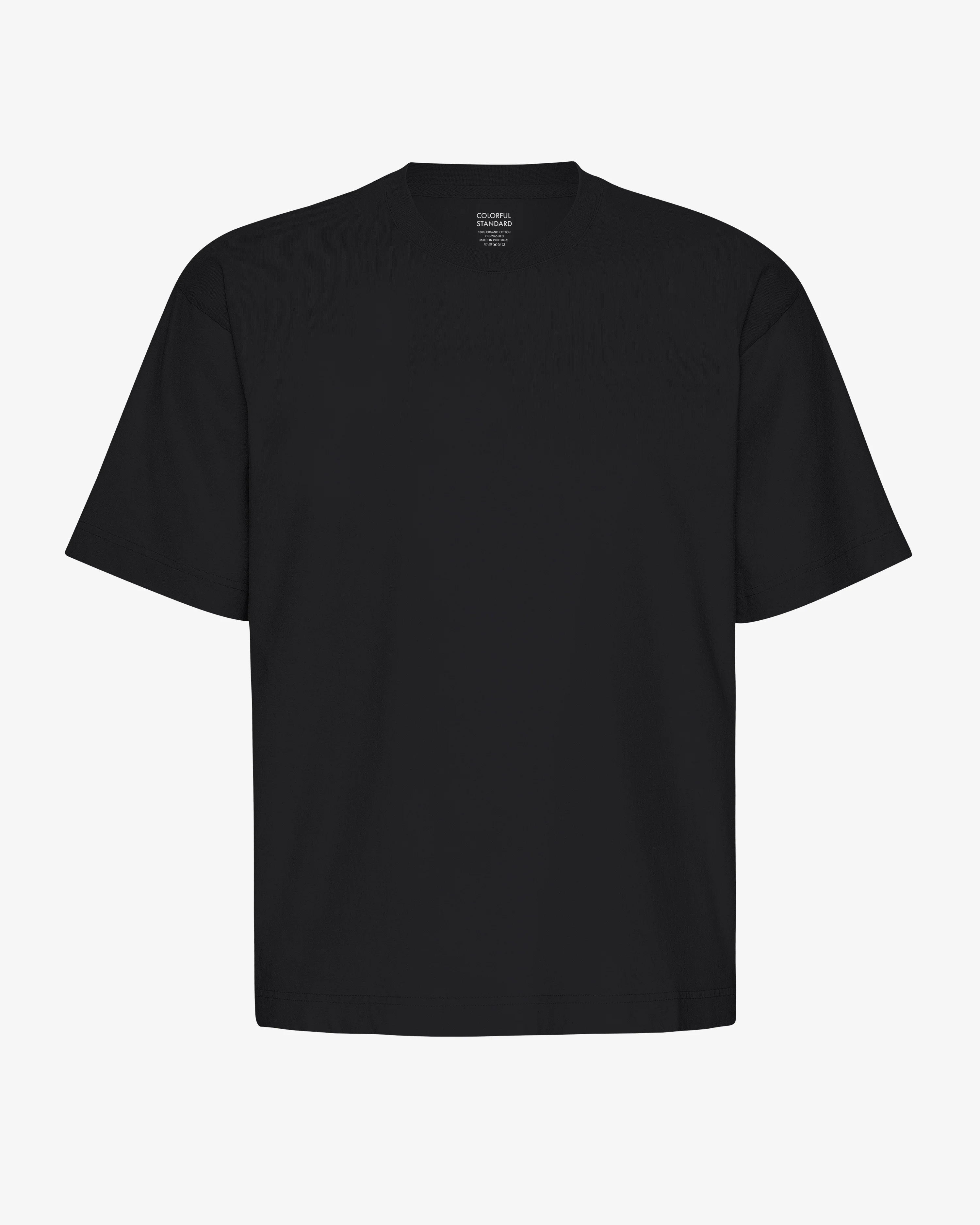 Oversized Organic T-Shirt - Deep Black