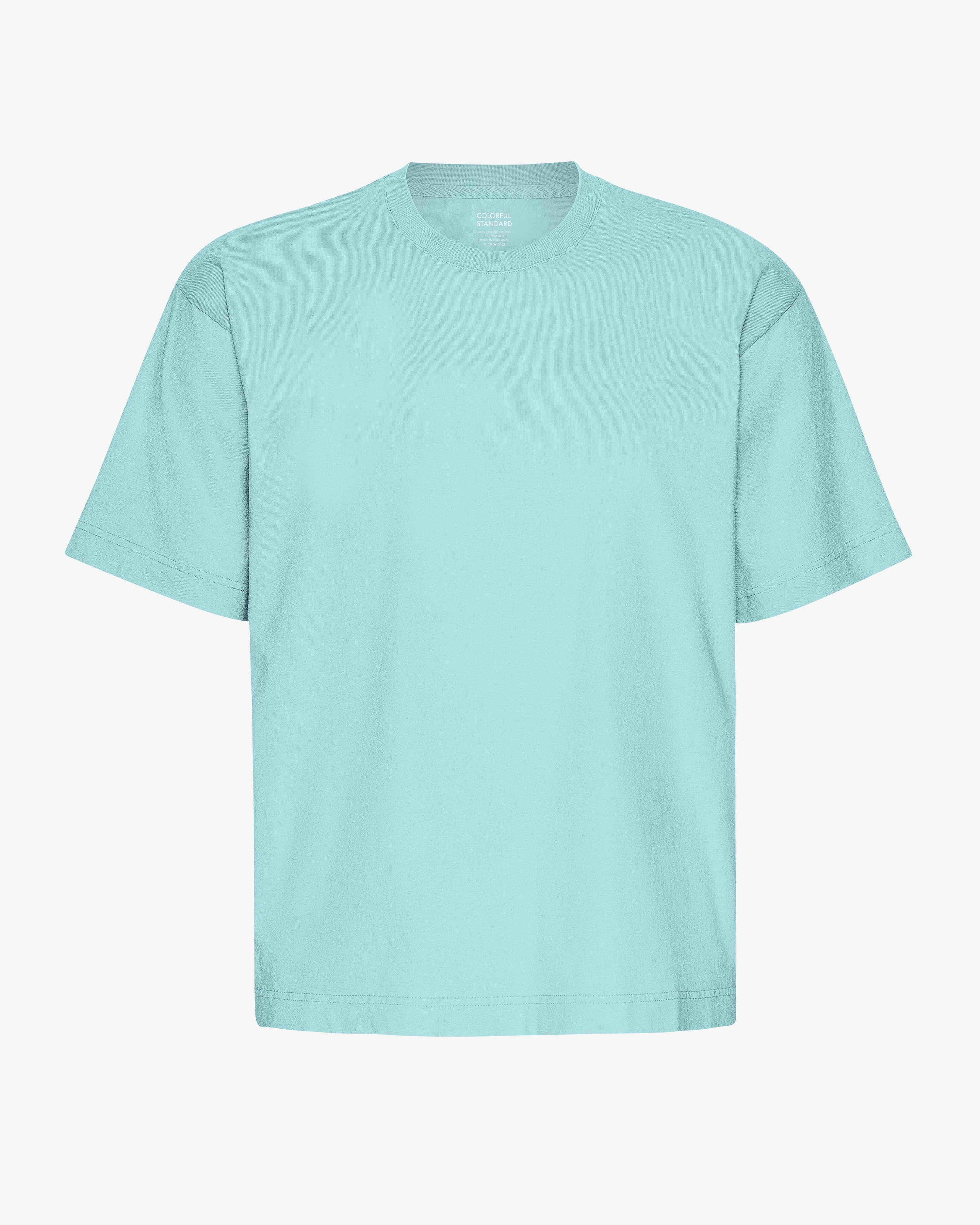 Oversized Organic T-Shirt - Teal Blue