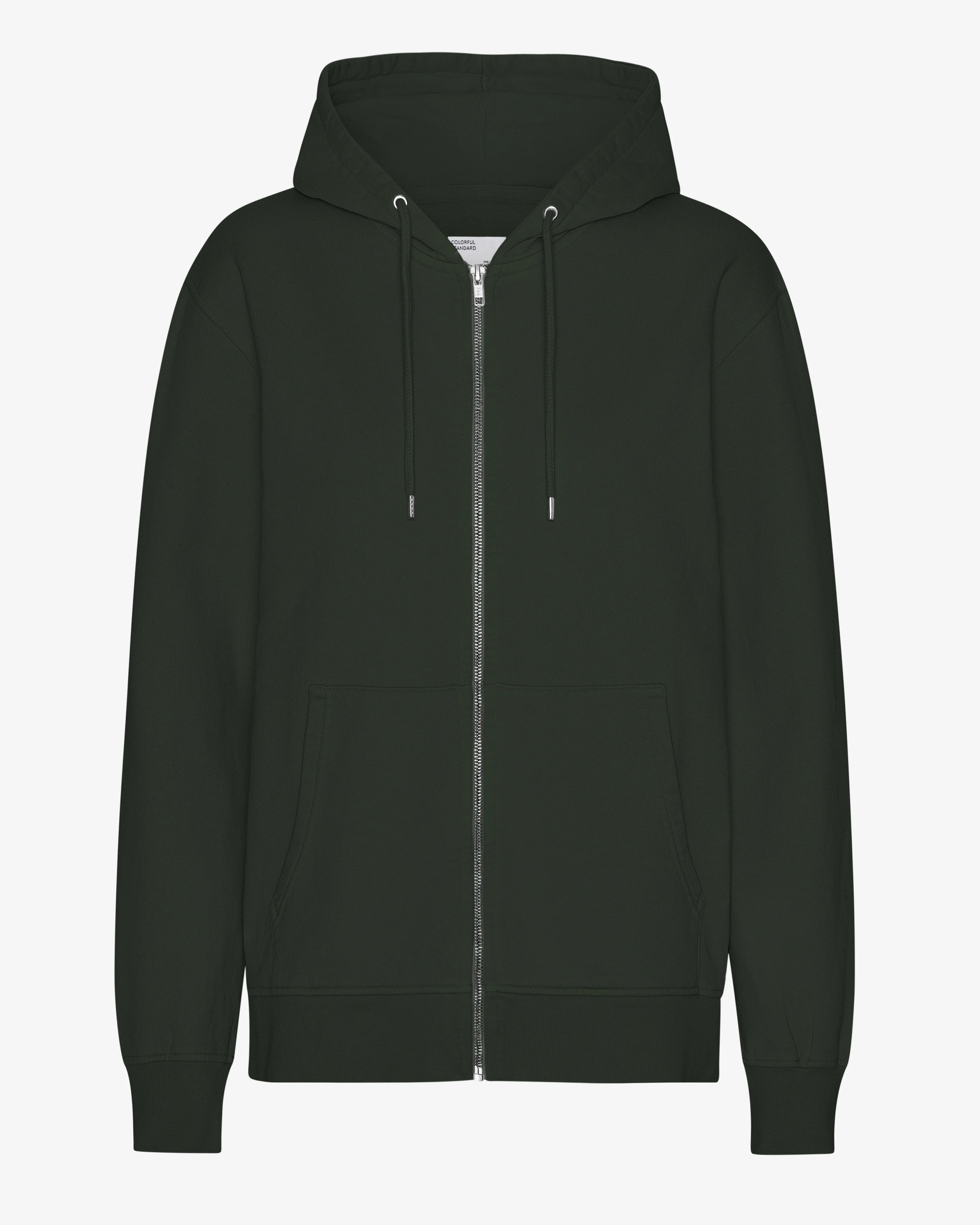 Classic Organic Zip Hood - Hunter Green