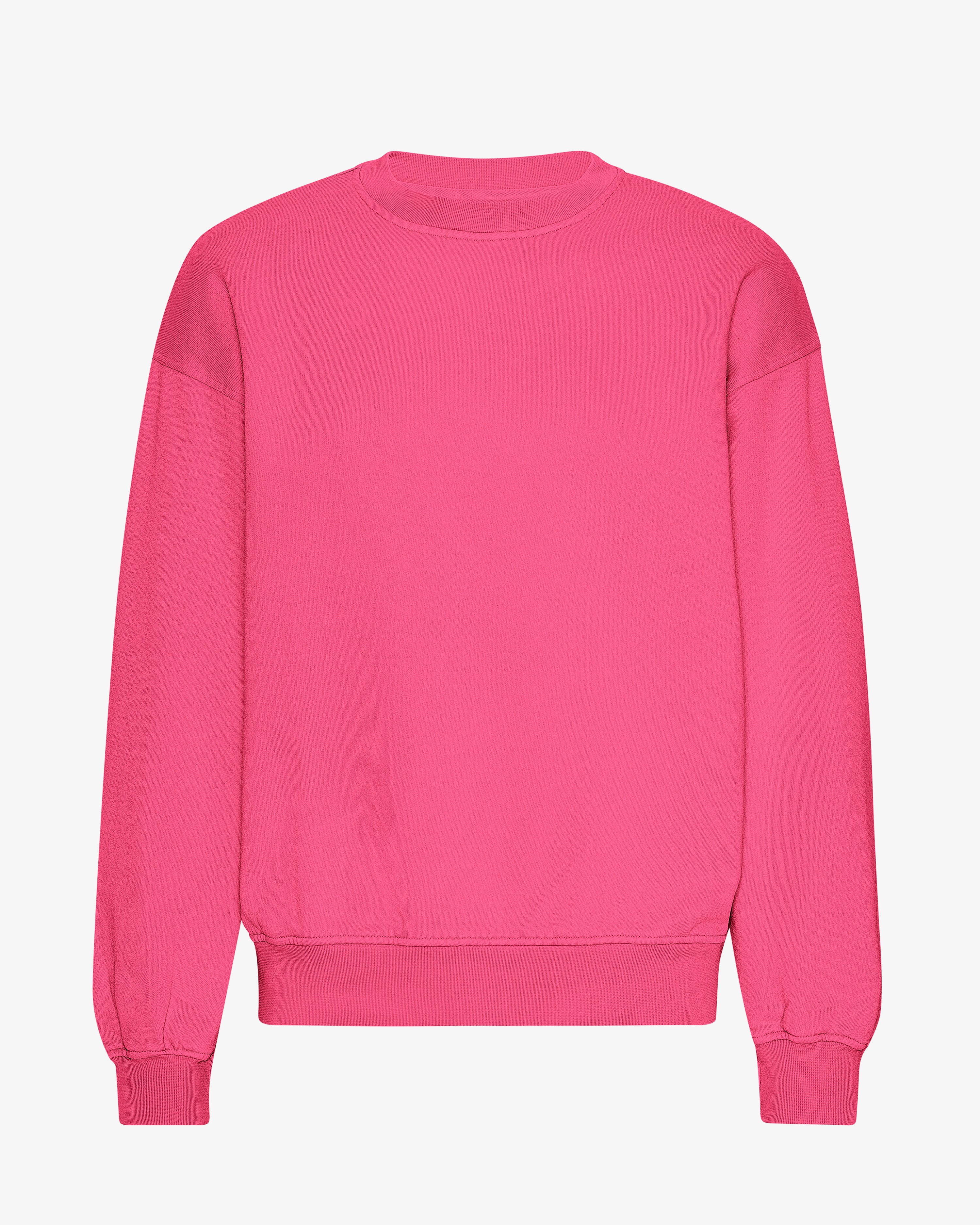 Organic Oversized Crew - Bubblegum Pink