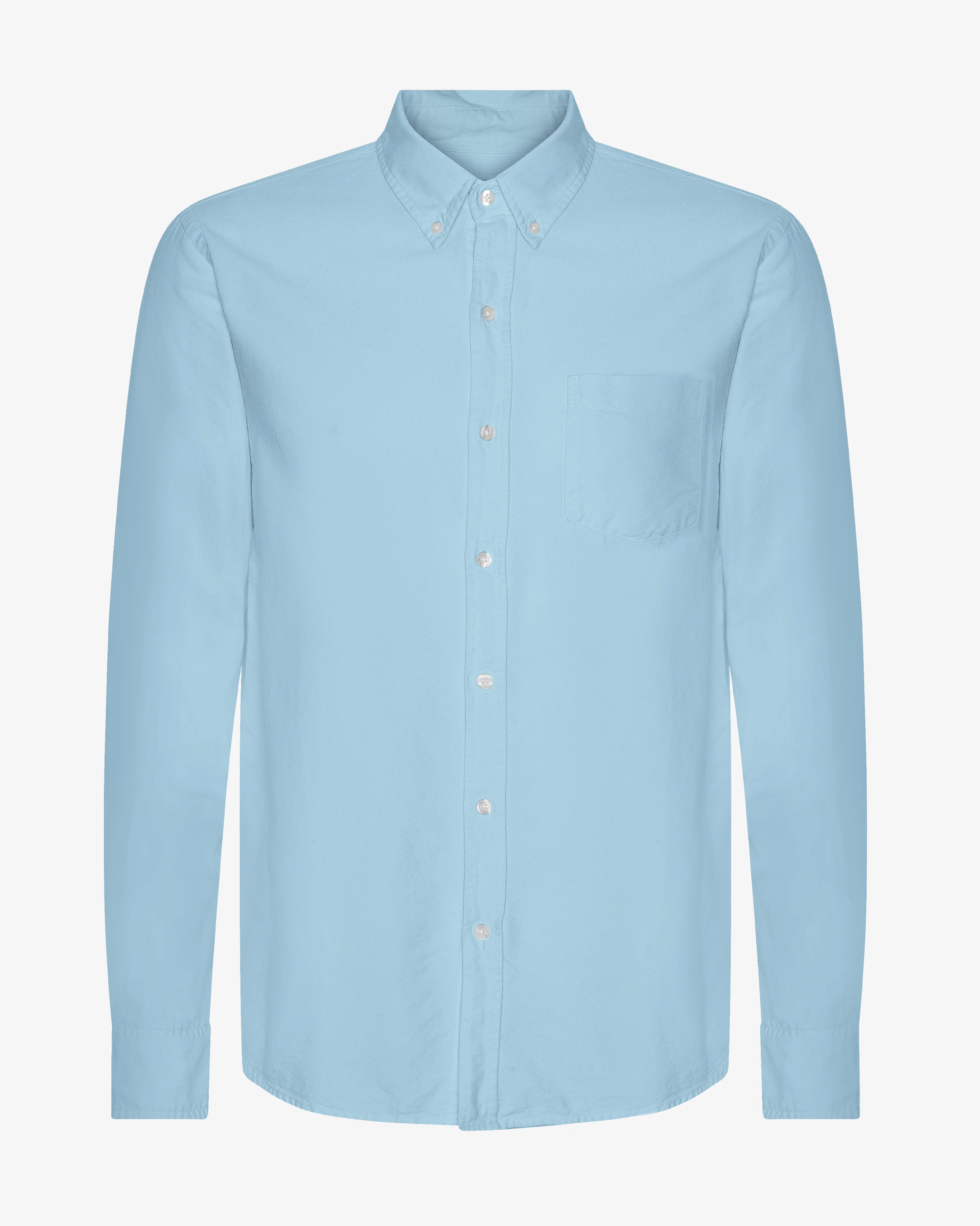 Organic Button Down Shirt - Seaside Blue