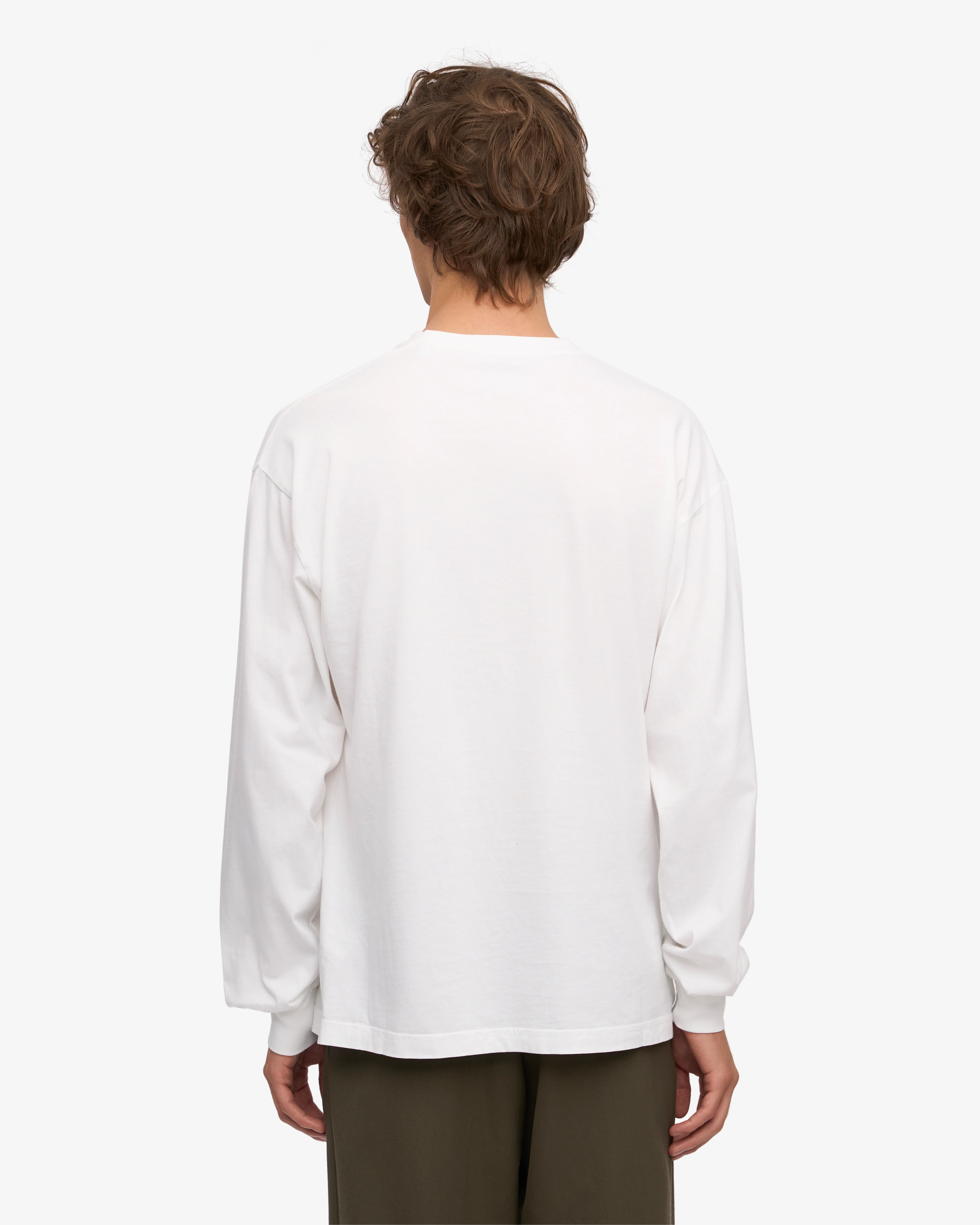 Oversized Organic LS T-Shirt - Optical White