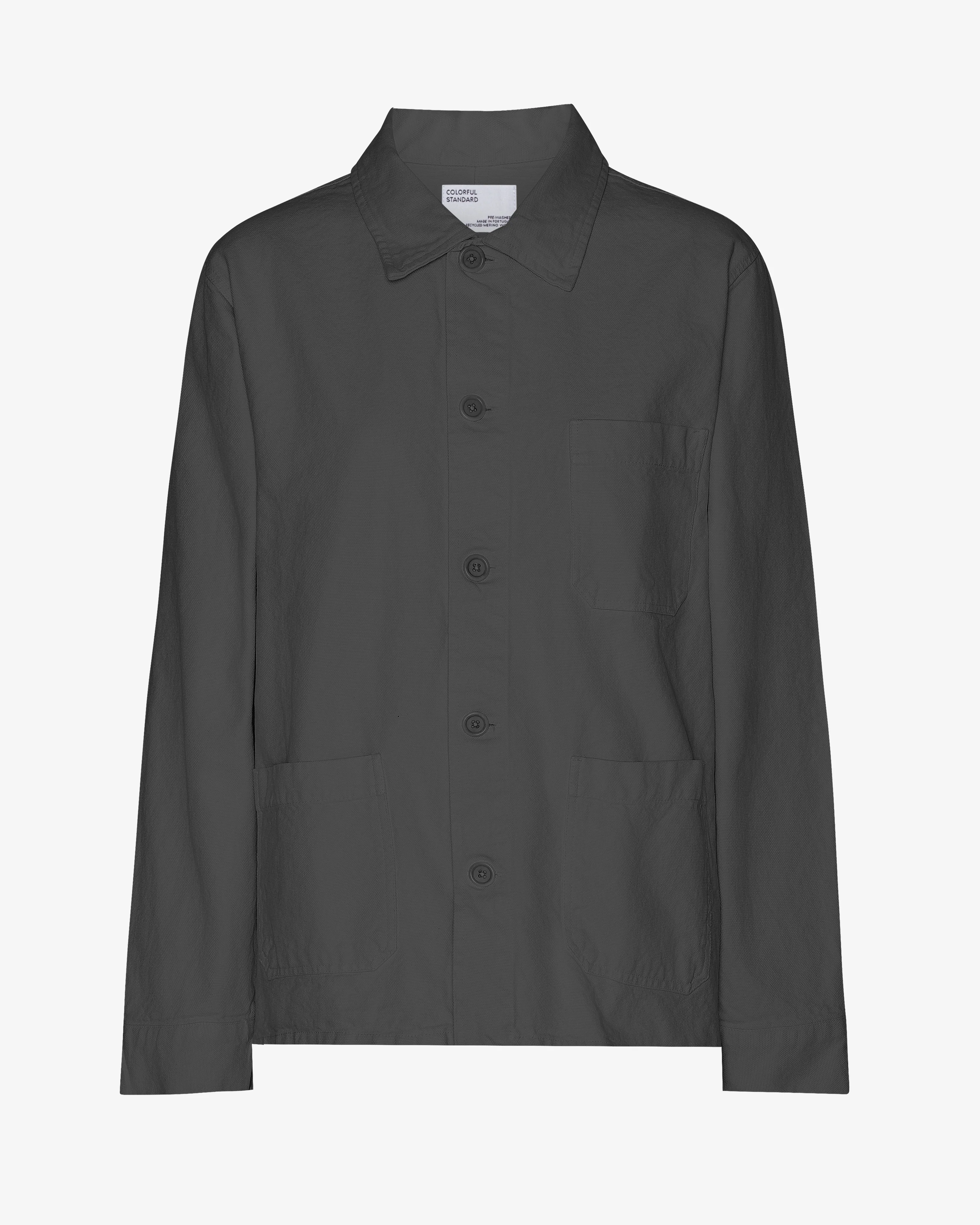 Organic Workwear Jacket - Lava Grey