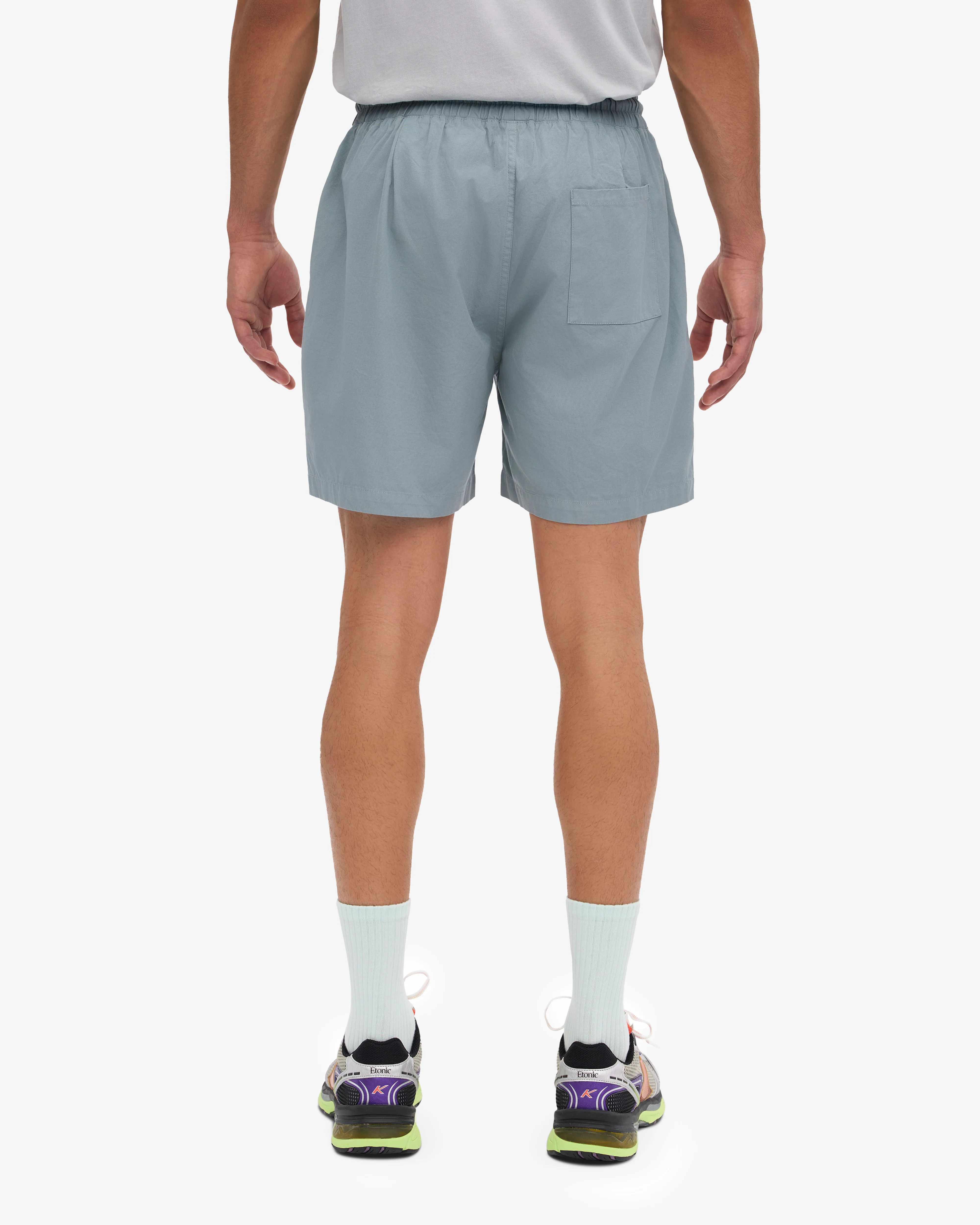 Organic Twill Shorts - Steel Blue