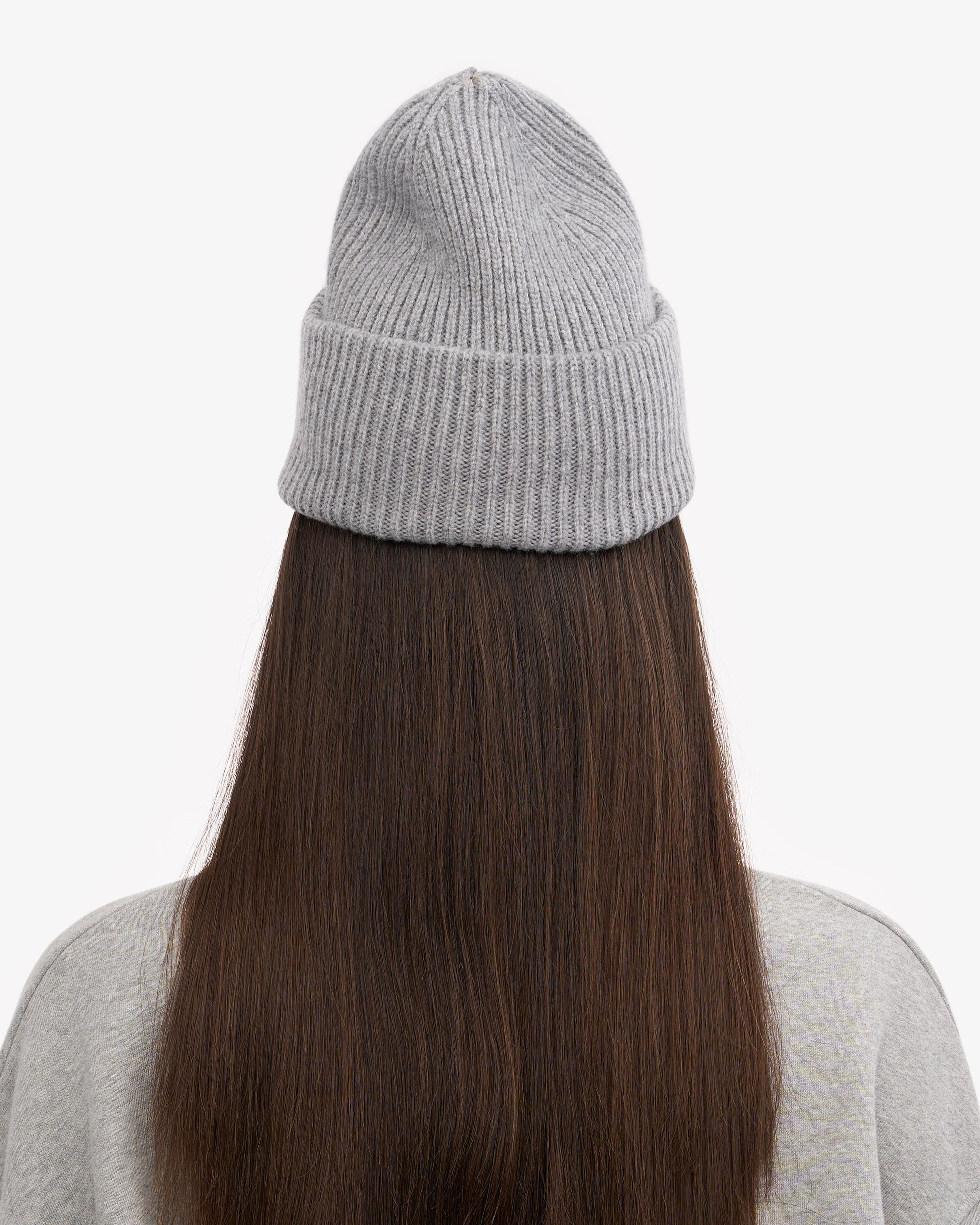 Merino Wool Hat - Heather Grey