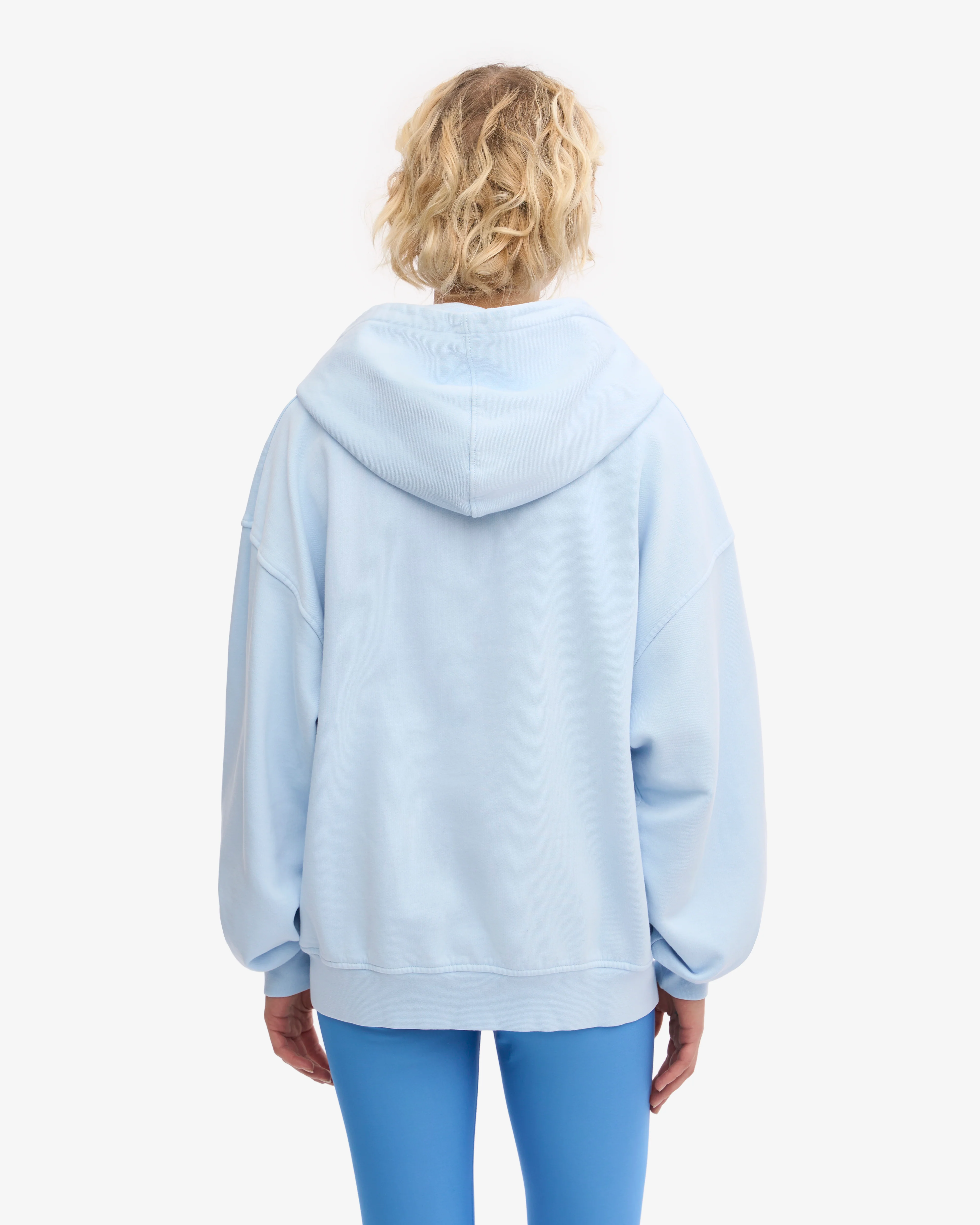 Organic Oversized Hood - Polar Blue