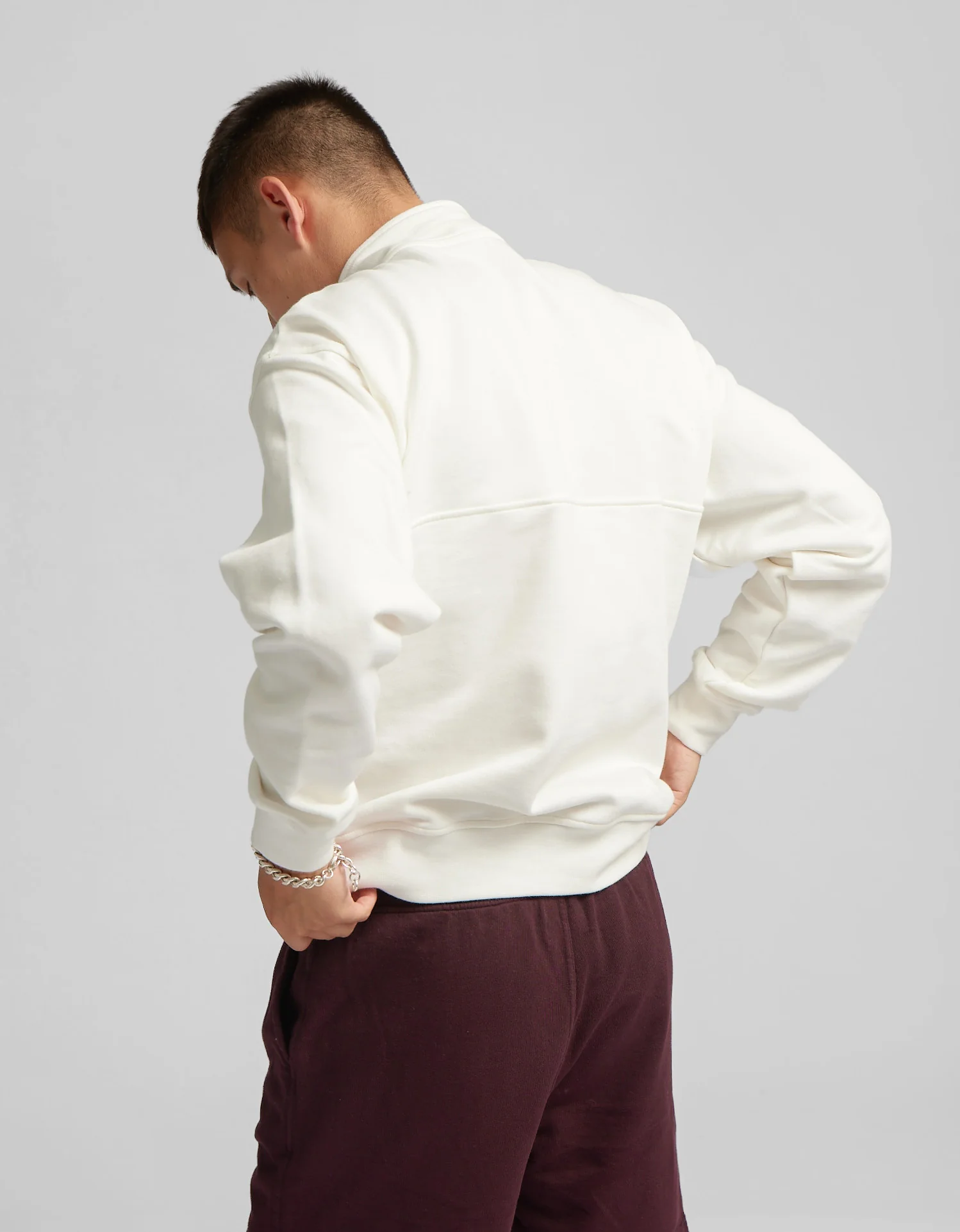 Organic Quarter Zip - Raspberry Pink