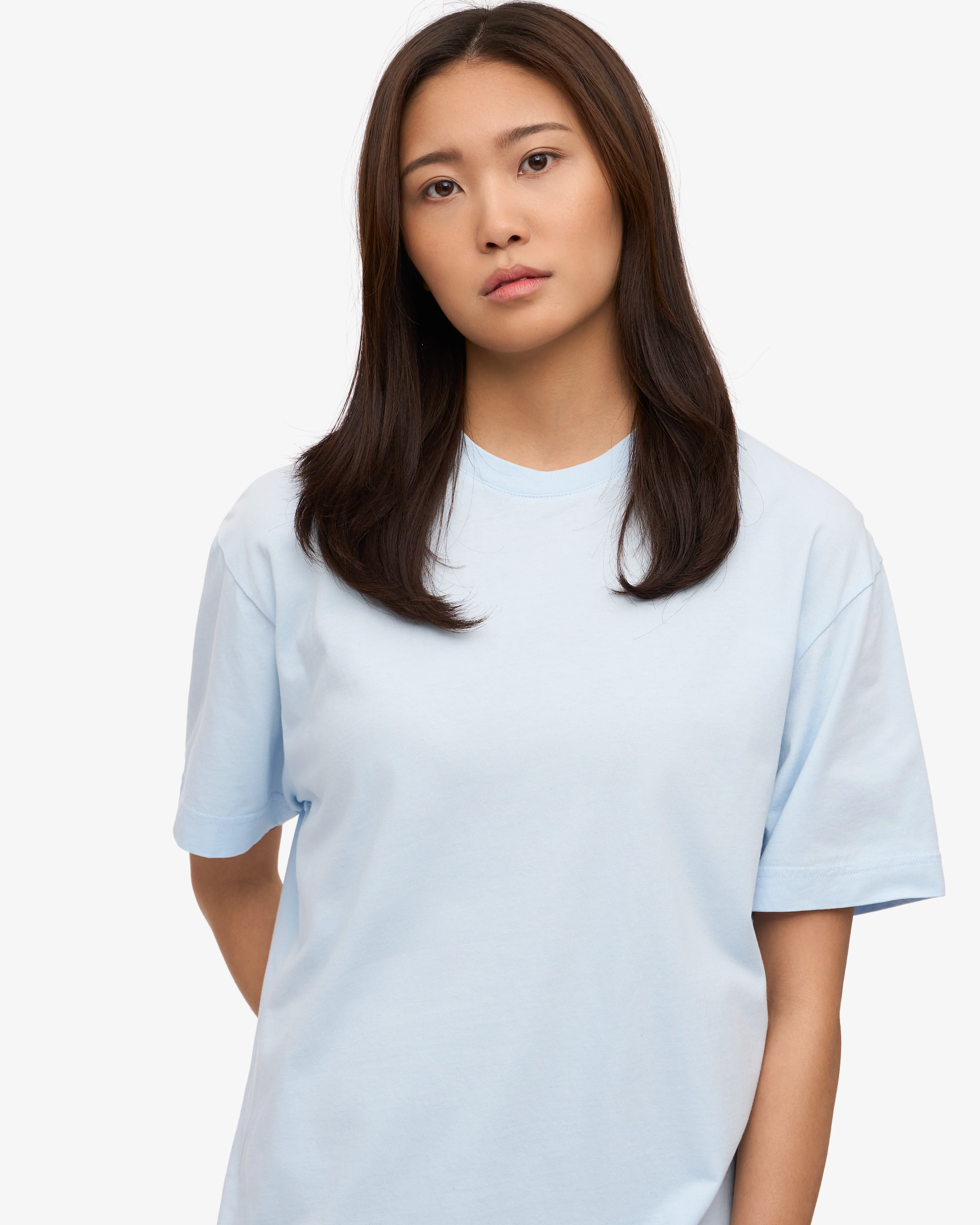 Oversized Organic T-Shirt - Polar Blue