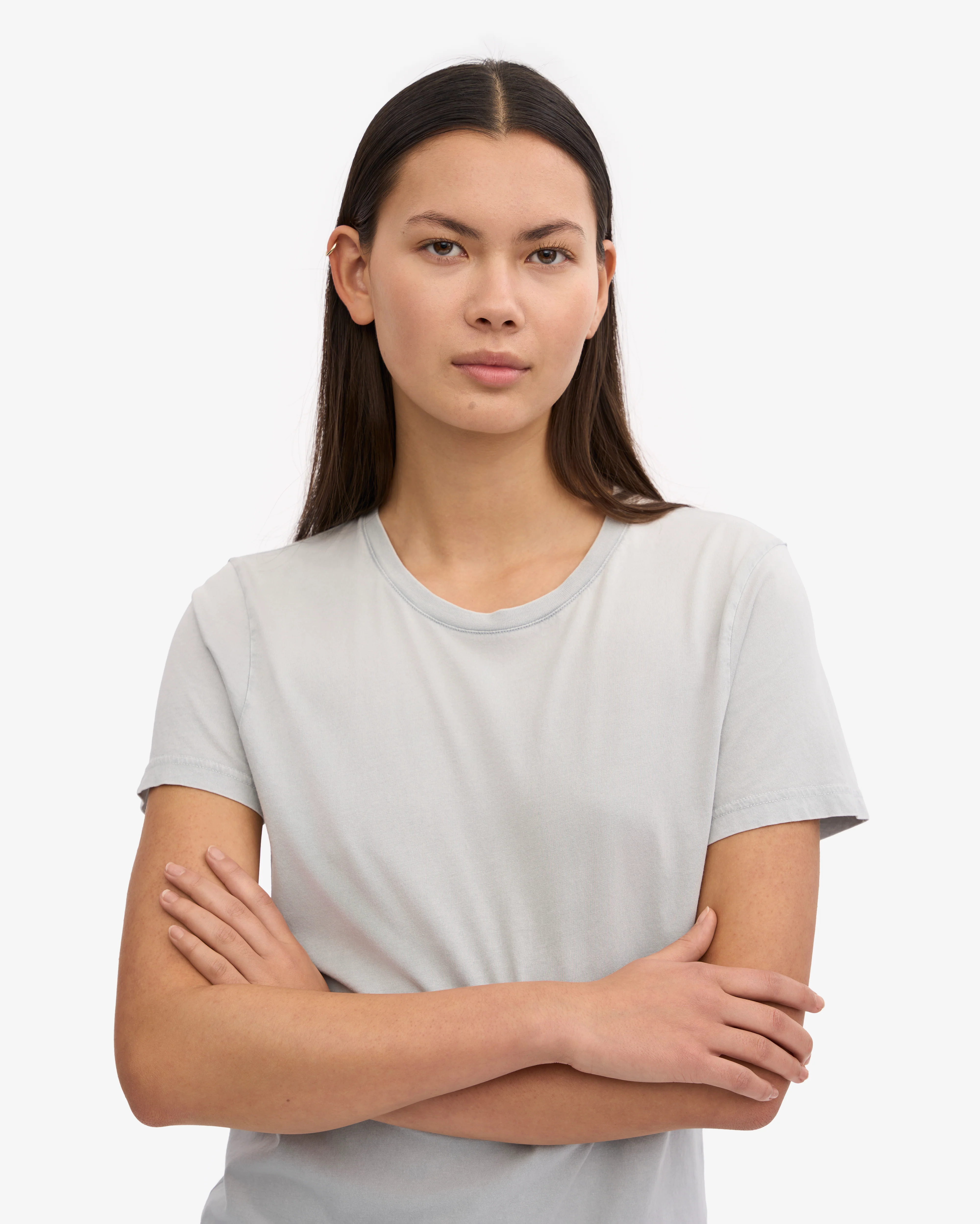 Women Light Organic Tee - Faded Grey
