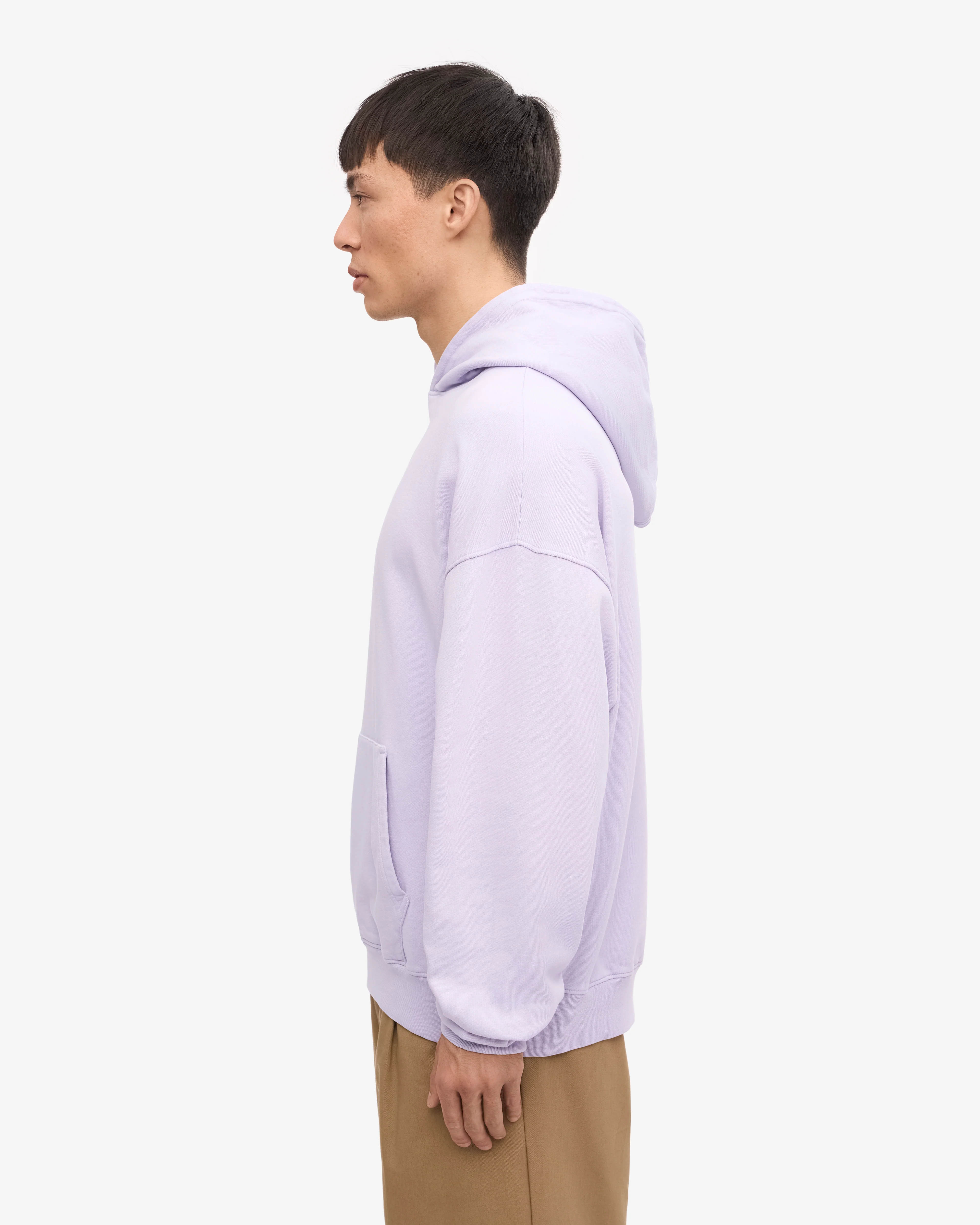 Organic Oversized Hood - Soft Lavender