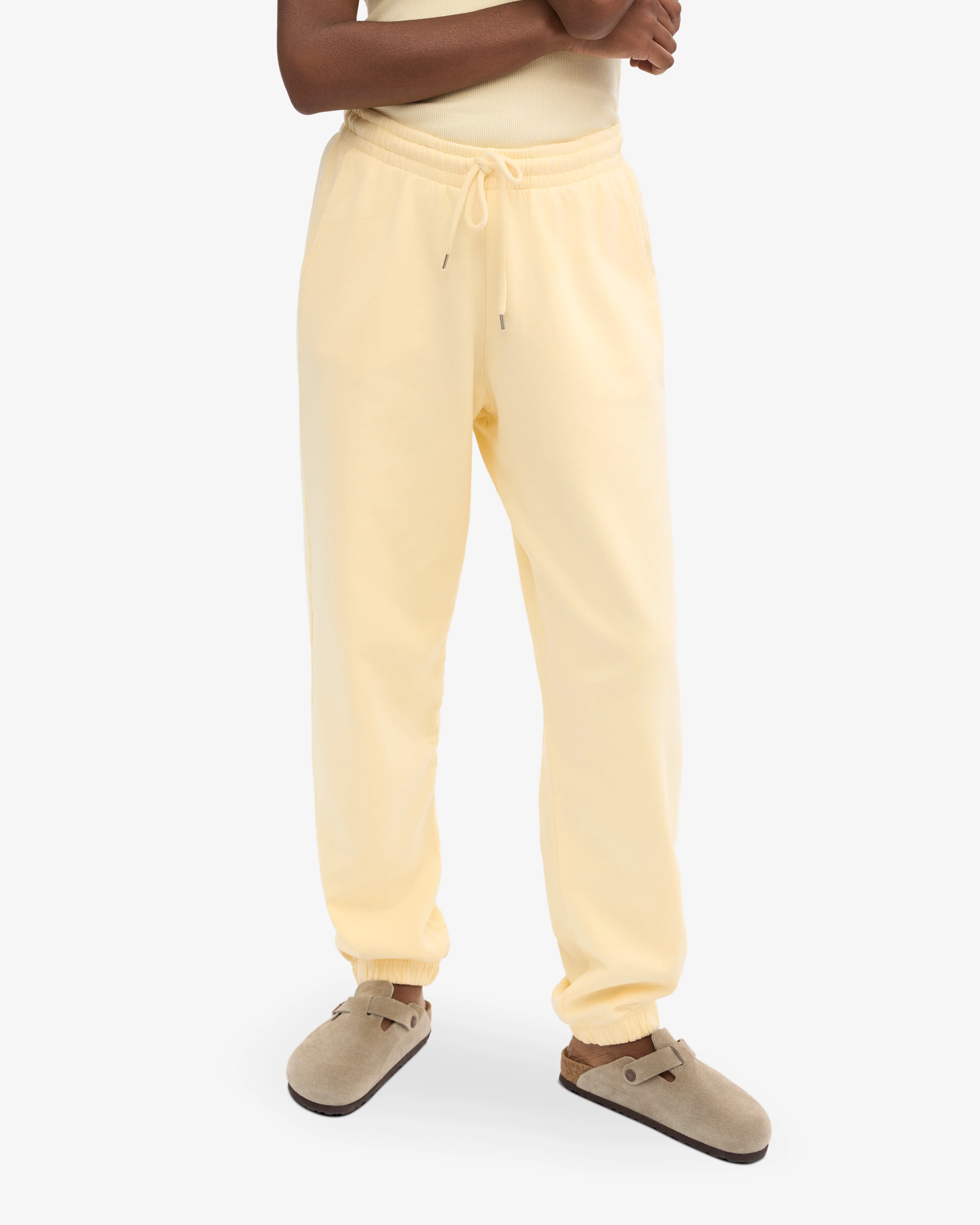 Organic Sweatpants - Soft Yellow