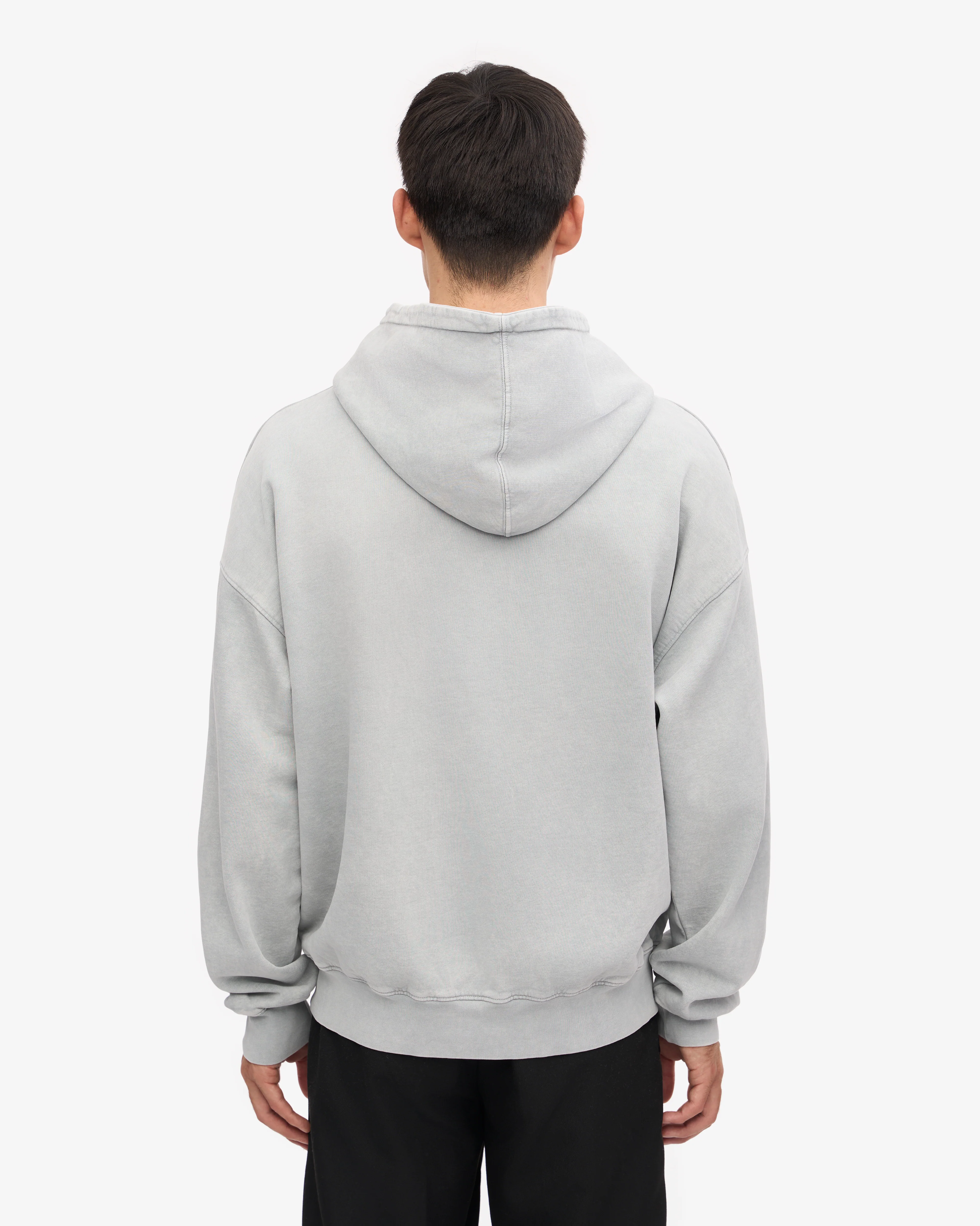 Organic Oversized Hood - Faded Grey