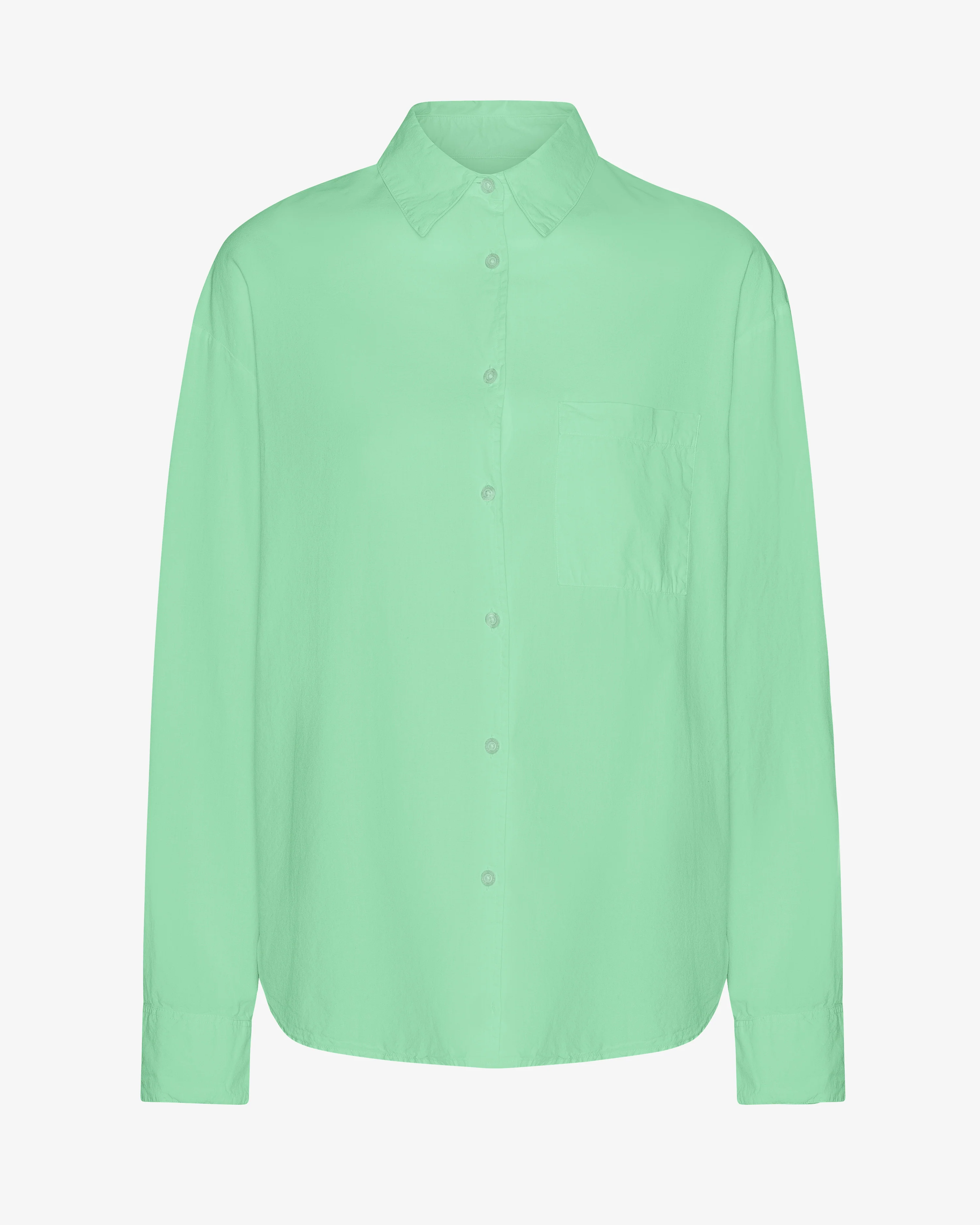 Organic Oversized Shirt - Spring Green