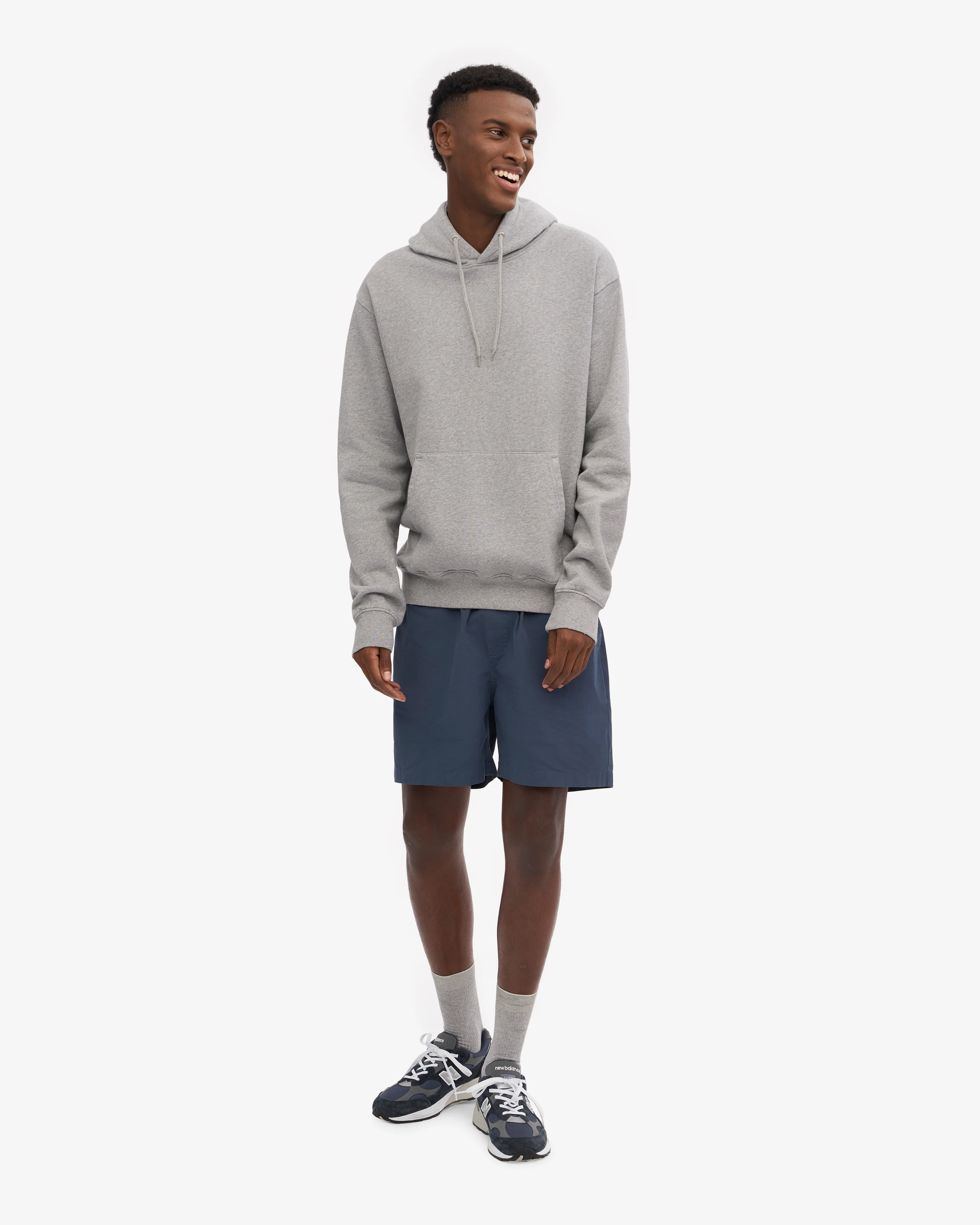 Classic Organic Hood - Heather Grey