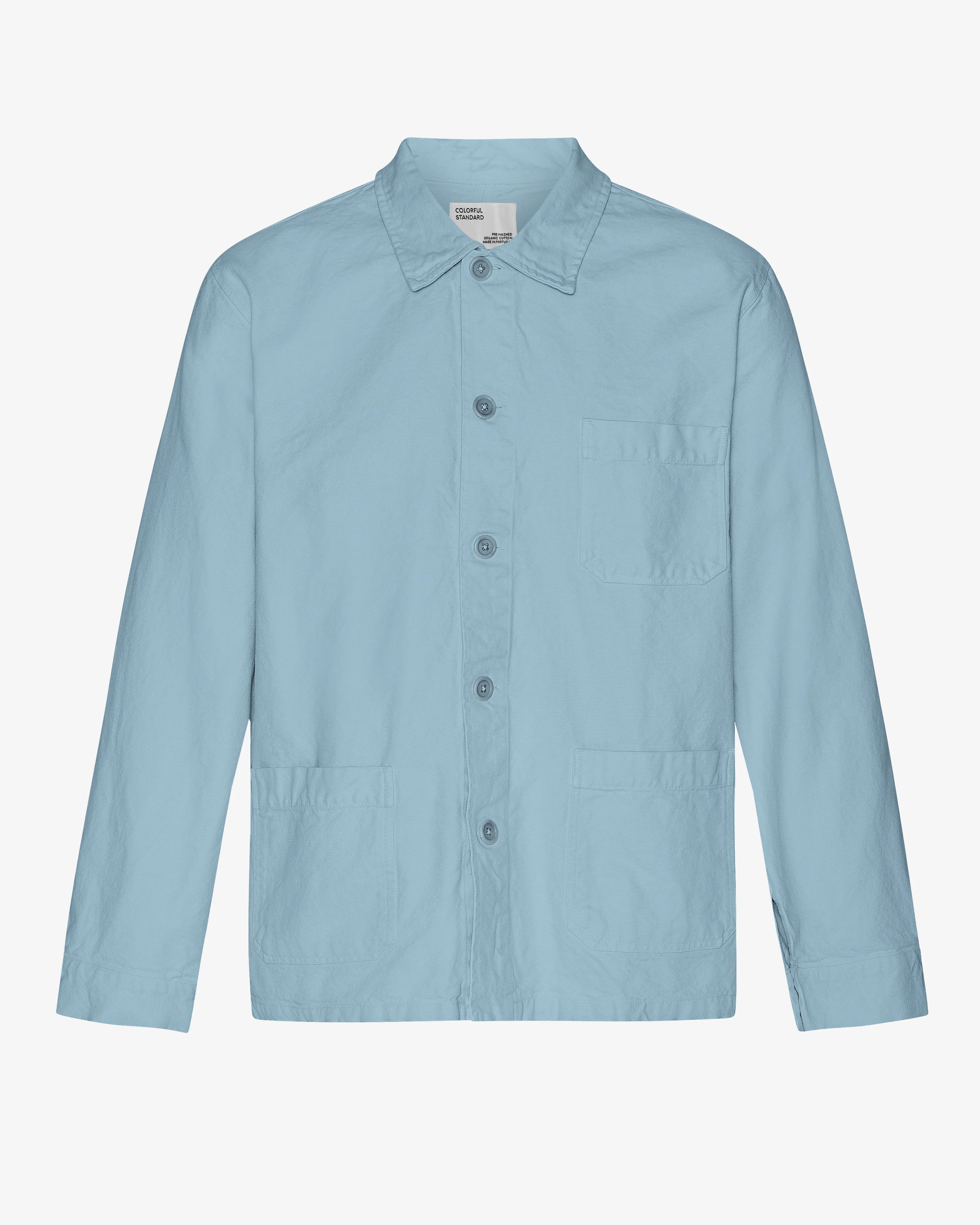 Organic Workwear Jacket - Seaside Blue