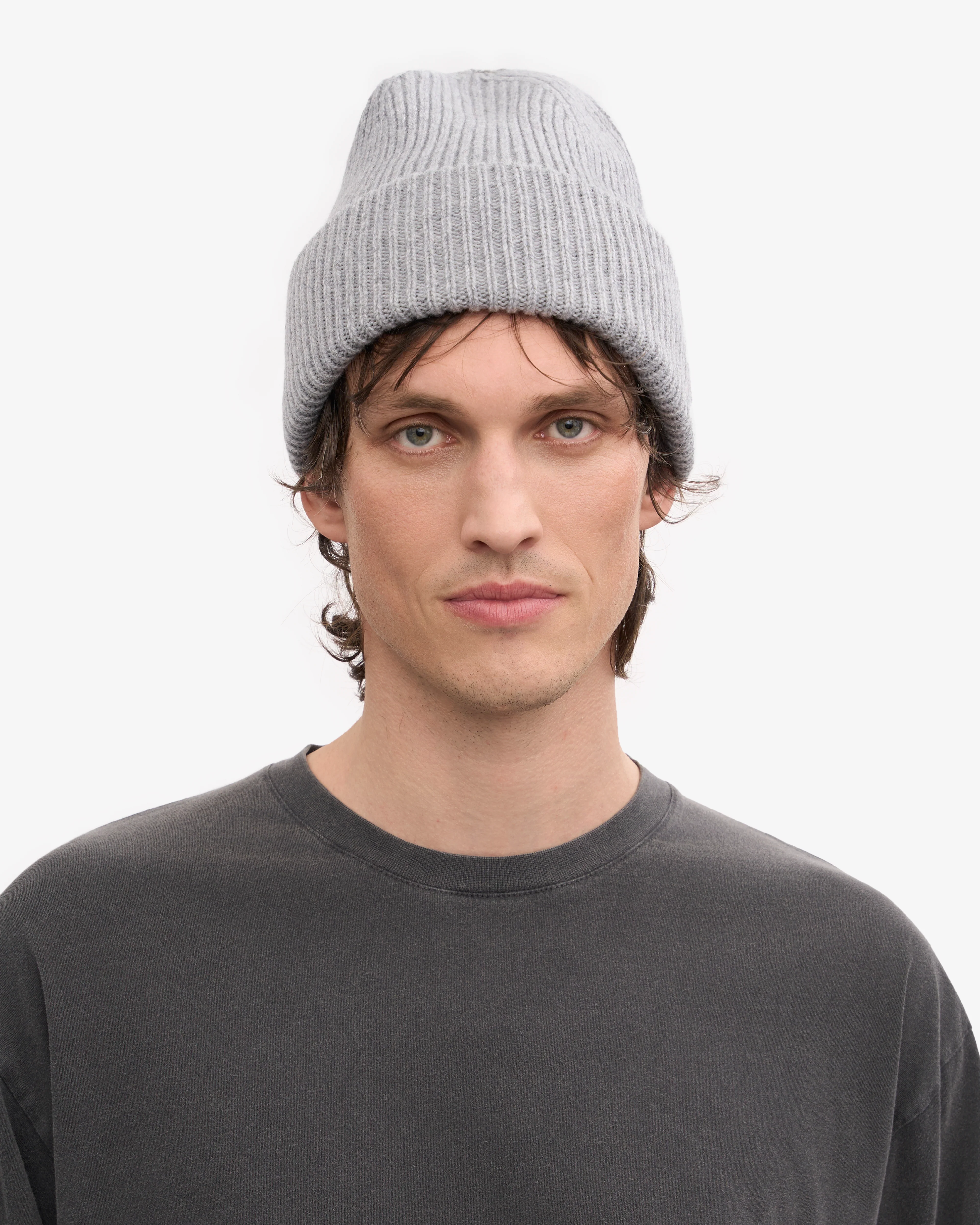 Merino Wool Hat - Heather Grey