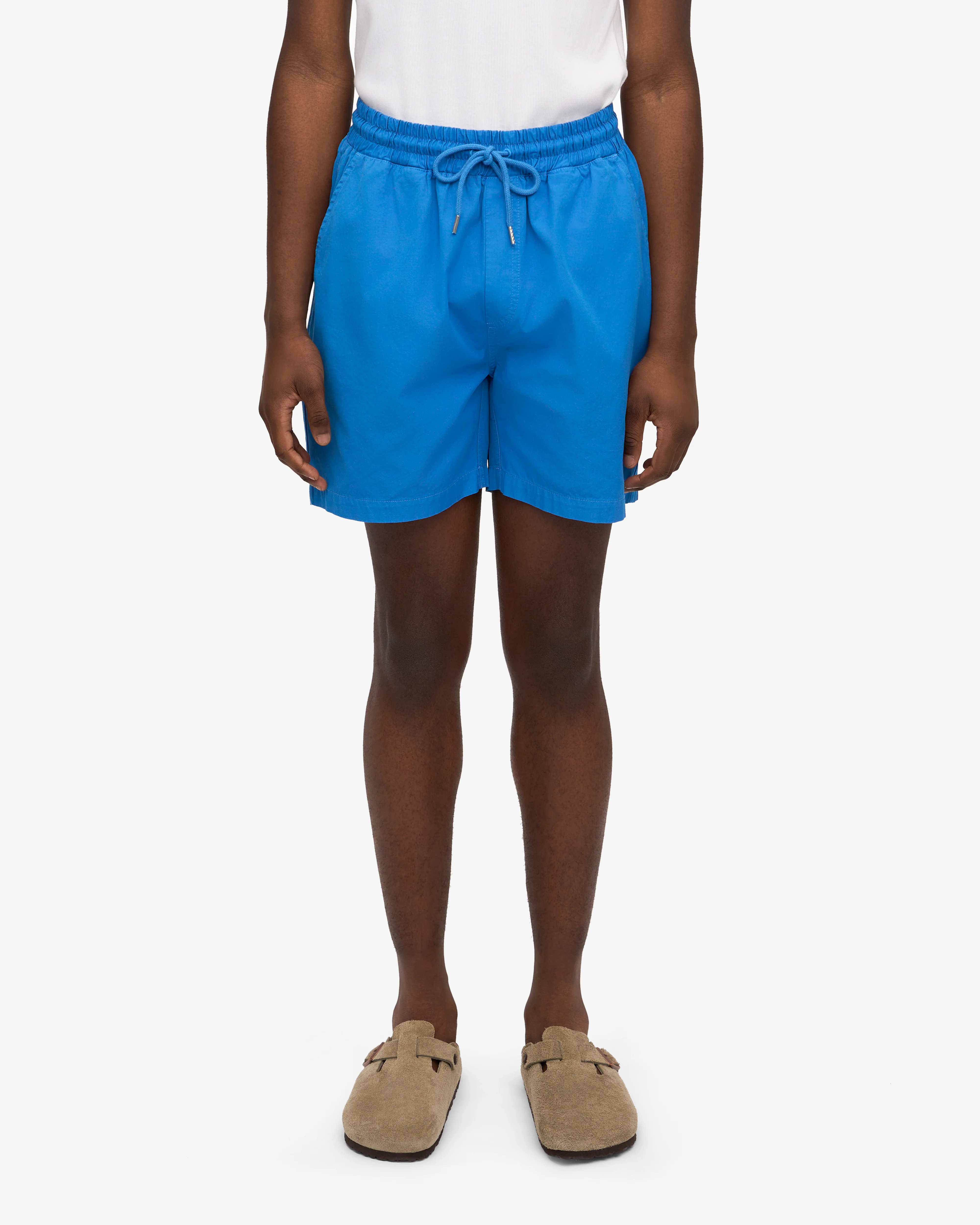 Organic Twill Shorts - Pacific Blue