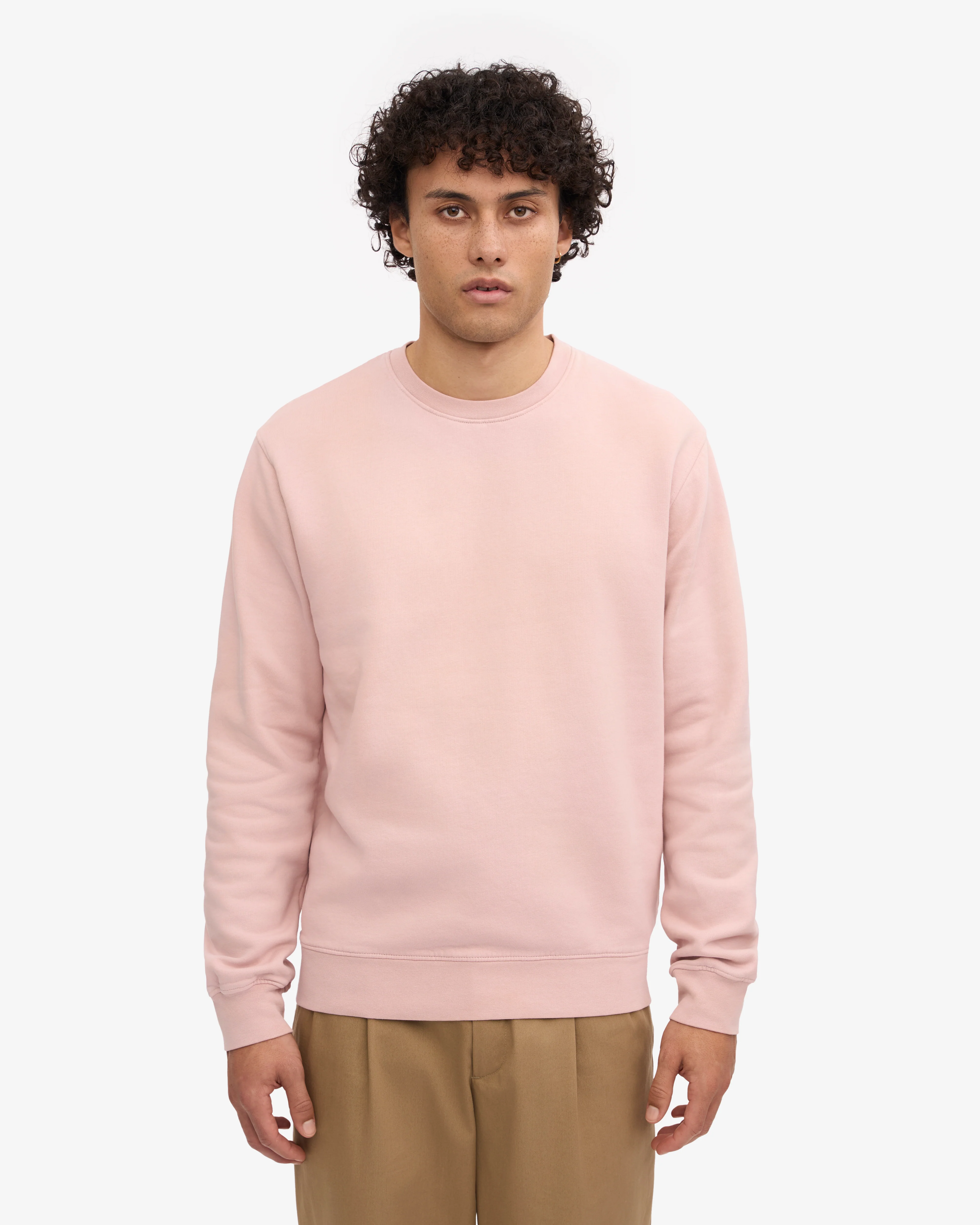 Classic Organic Crew - Faded Pink