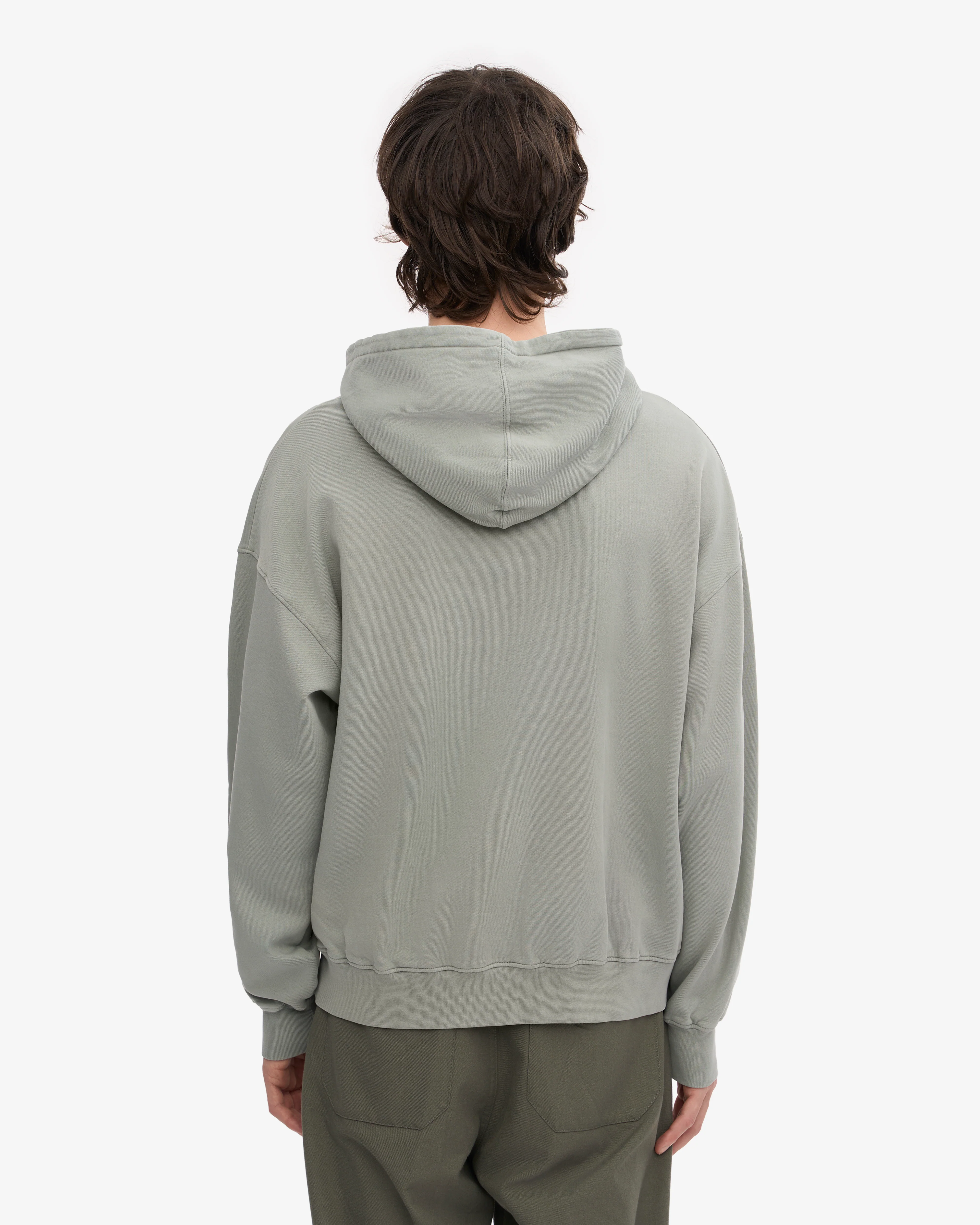 Organic Oversized Hood - Steel Blue