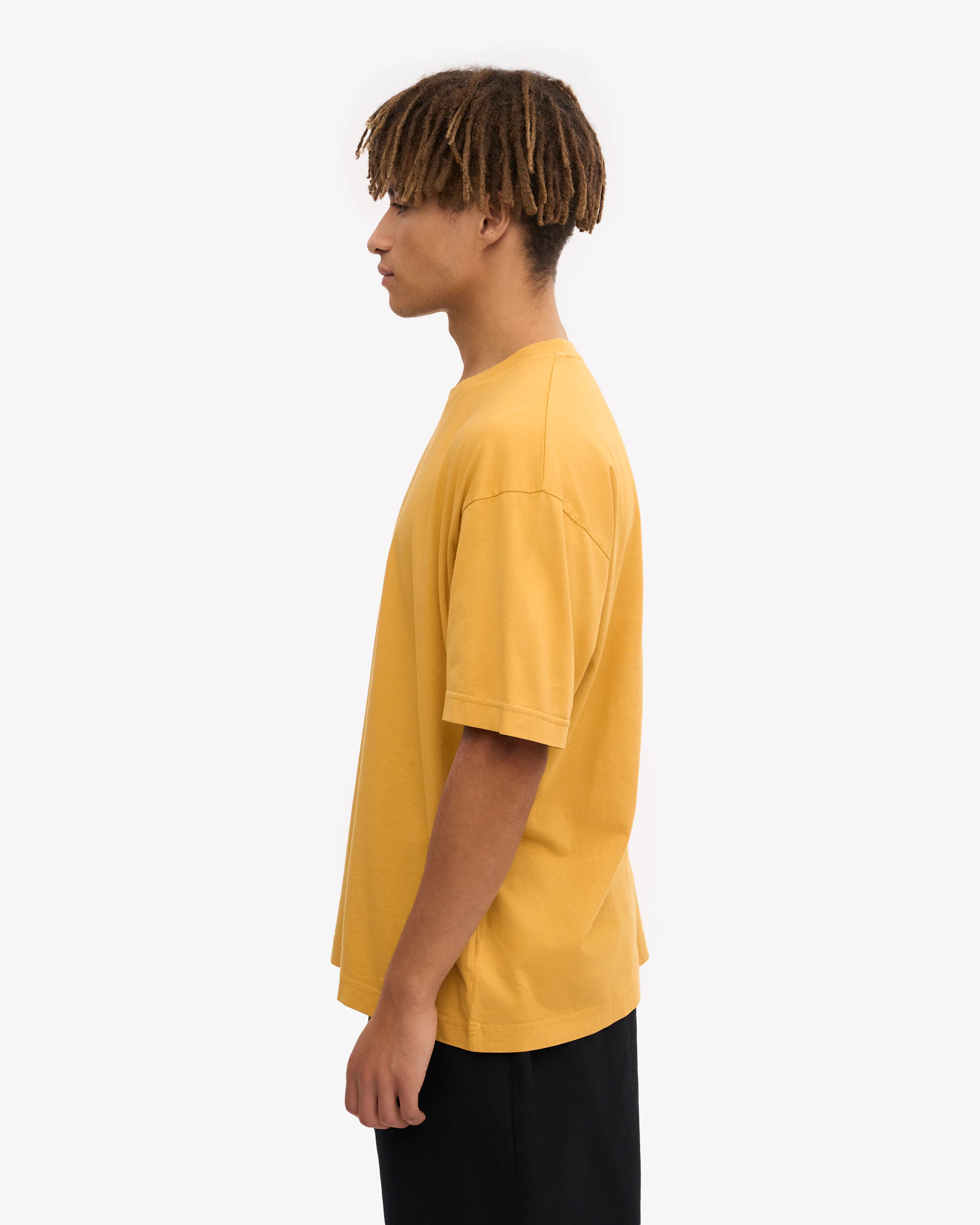 Oversized Organic T-Shirt - Burned Yellow