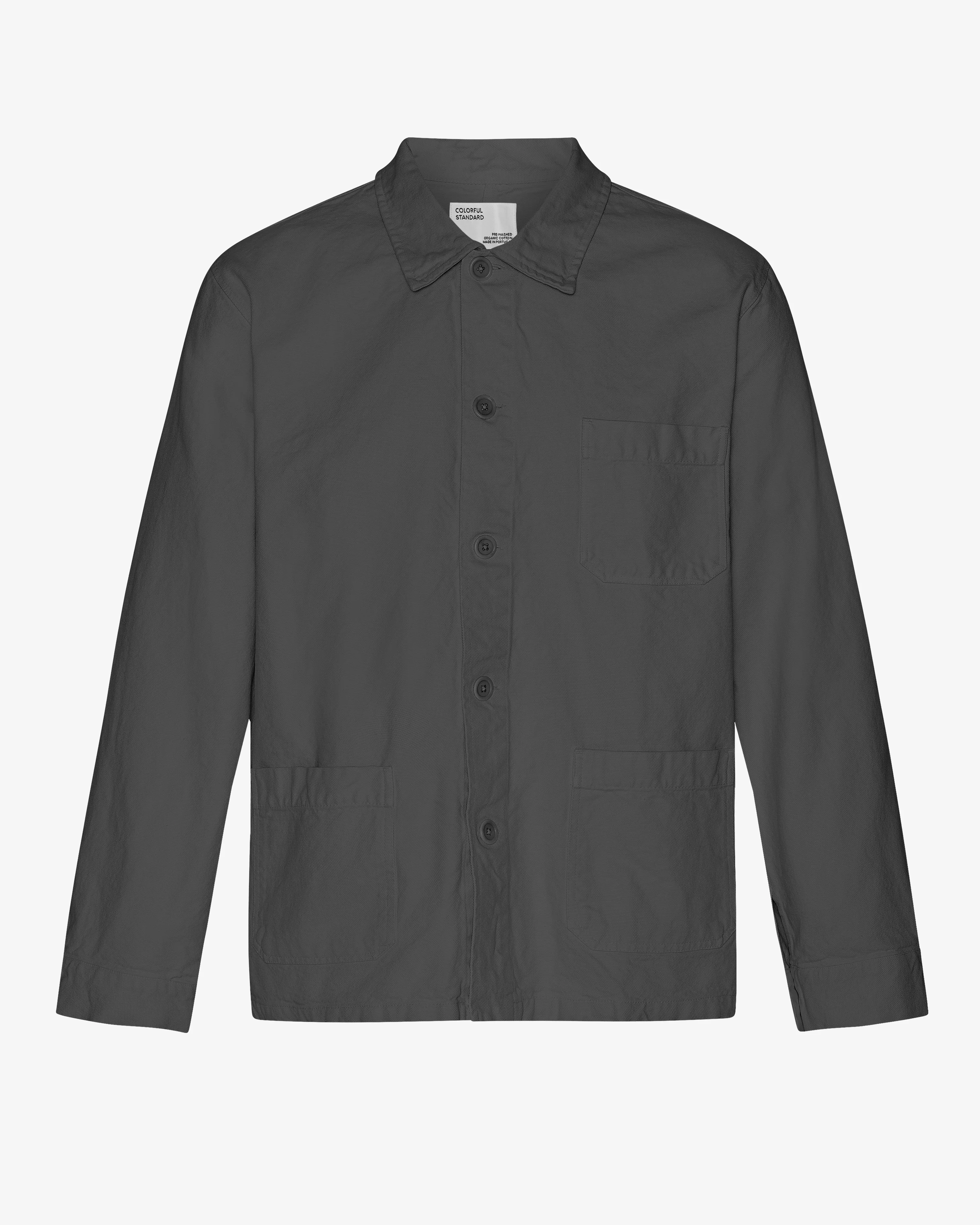 Organic Workwear Jacket - Lava Grey