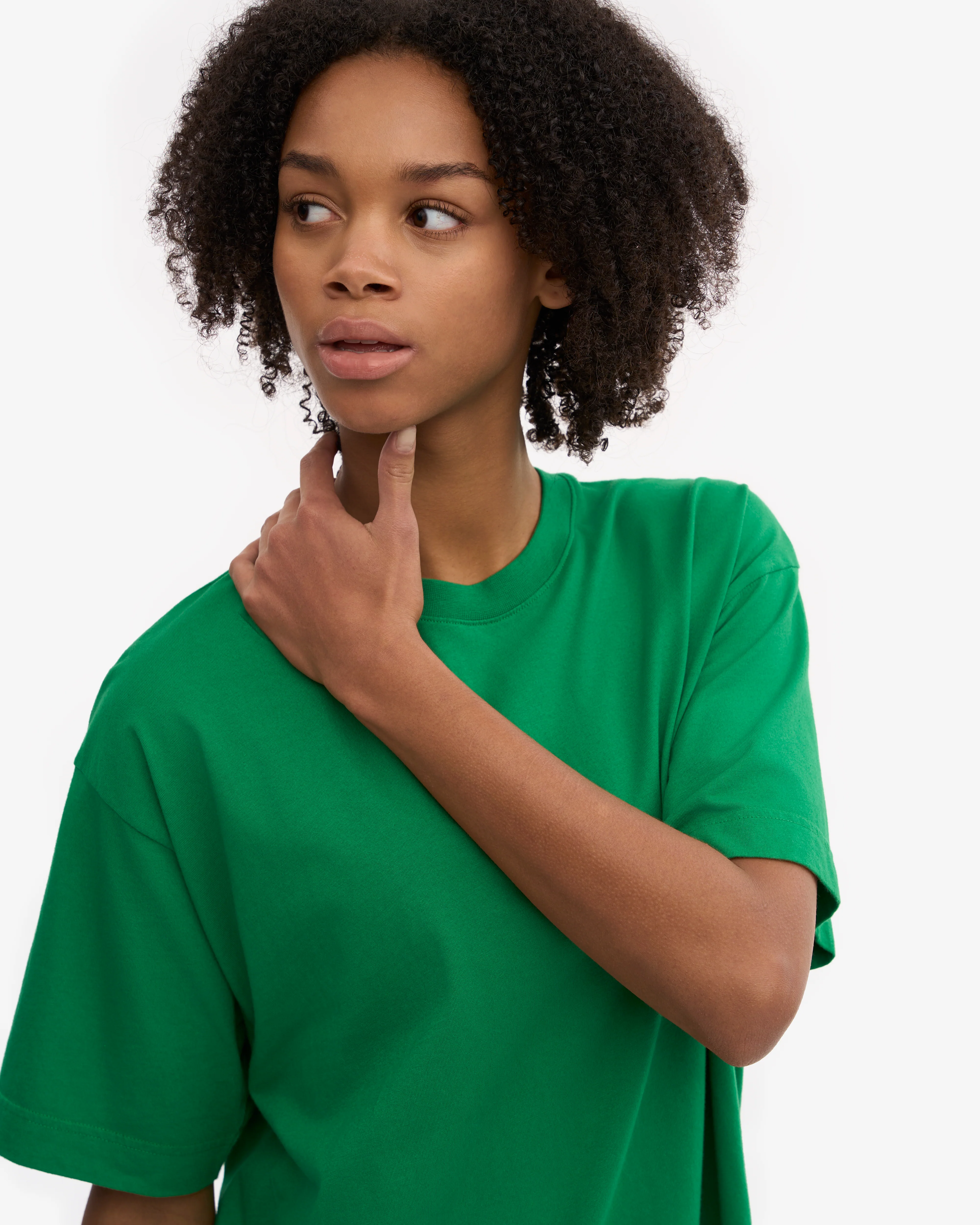 Oversized Organic T-Shirt - Kelly Green