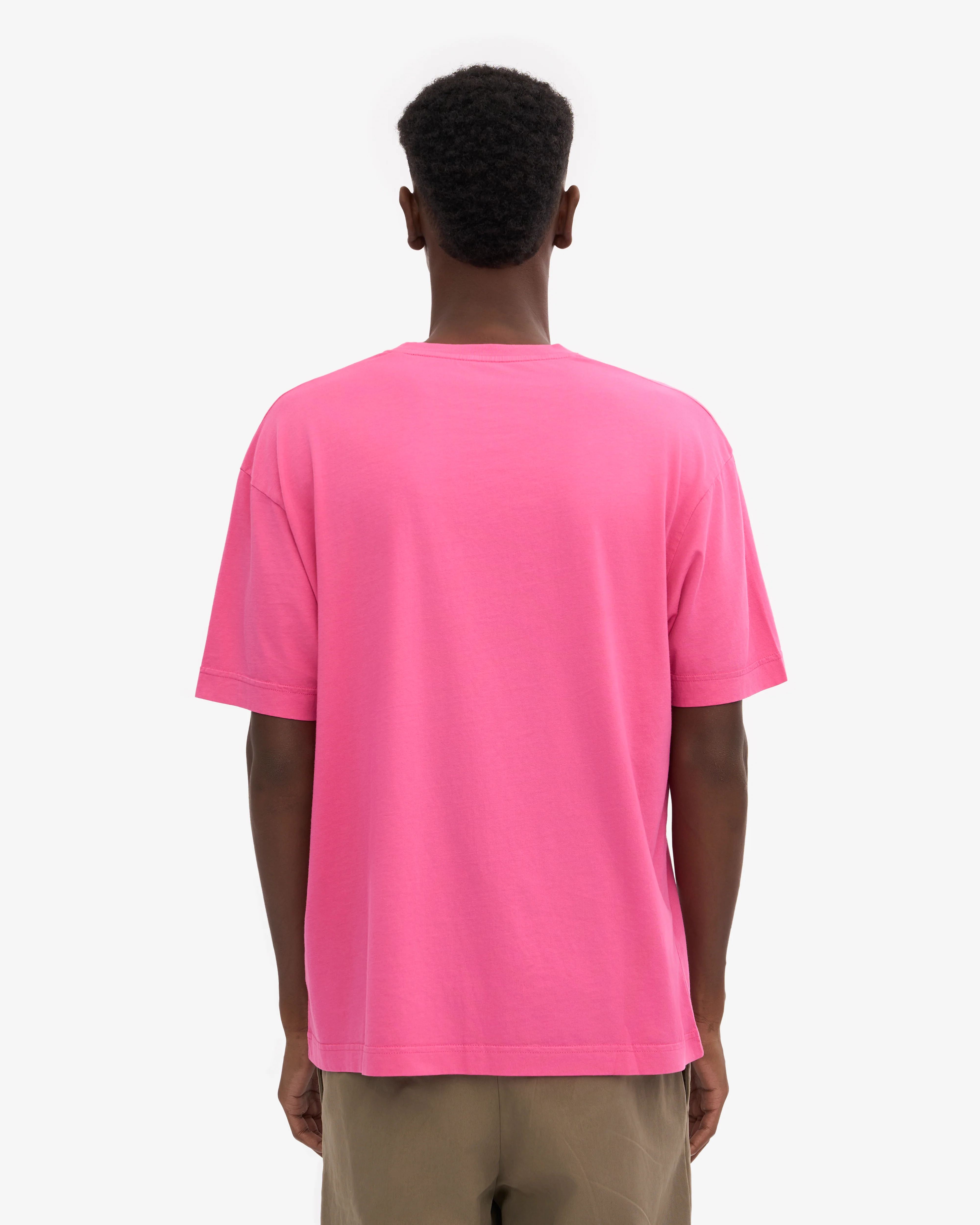 Oversized Organic T-Shirt - Bubblegum Pink