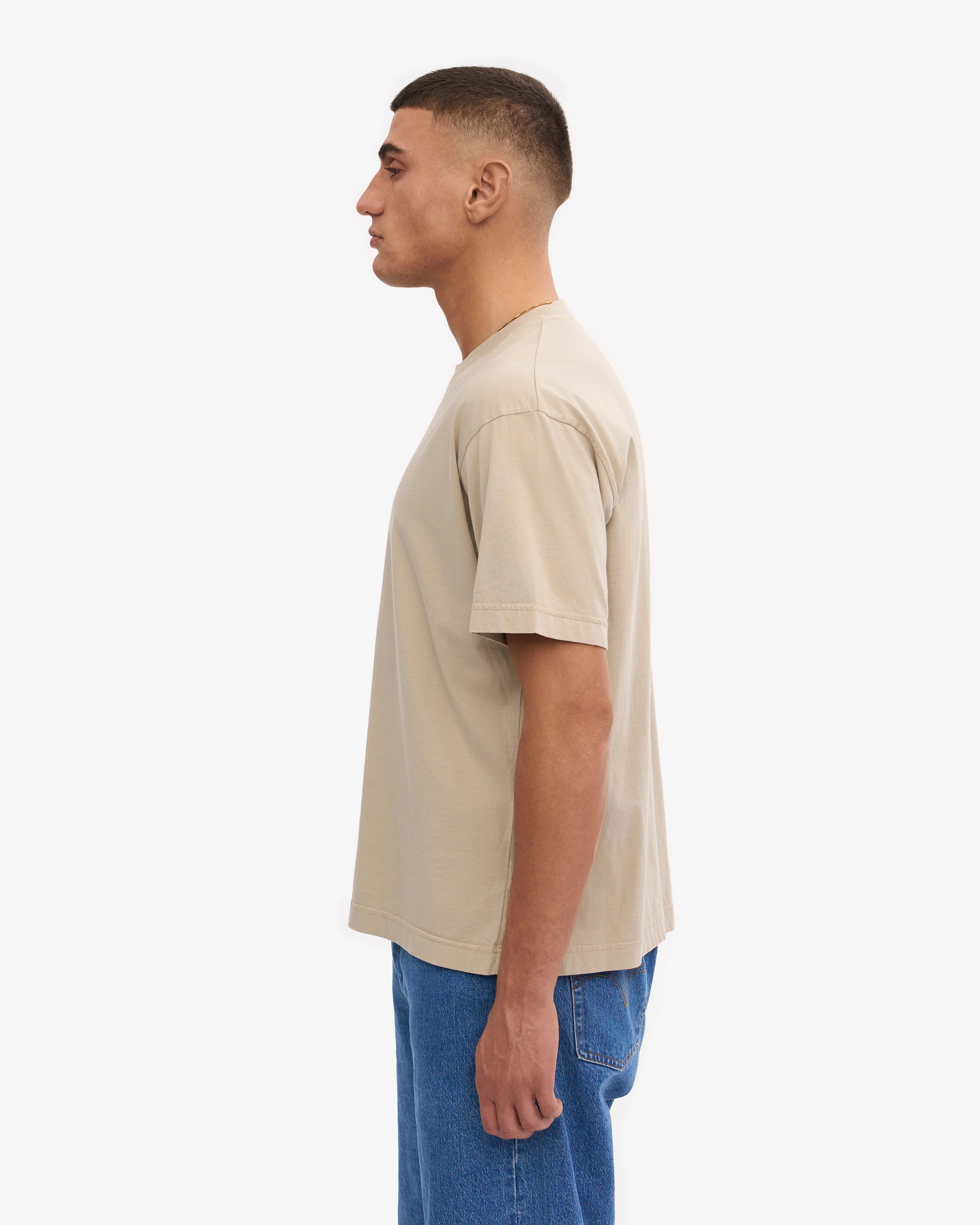 Oversized Organic T-Shirt - Oyster Grey