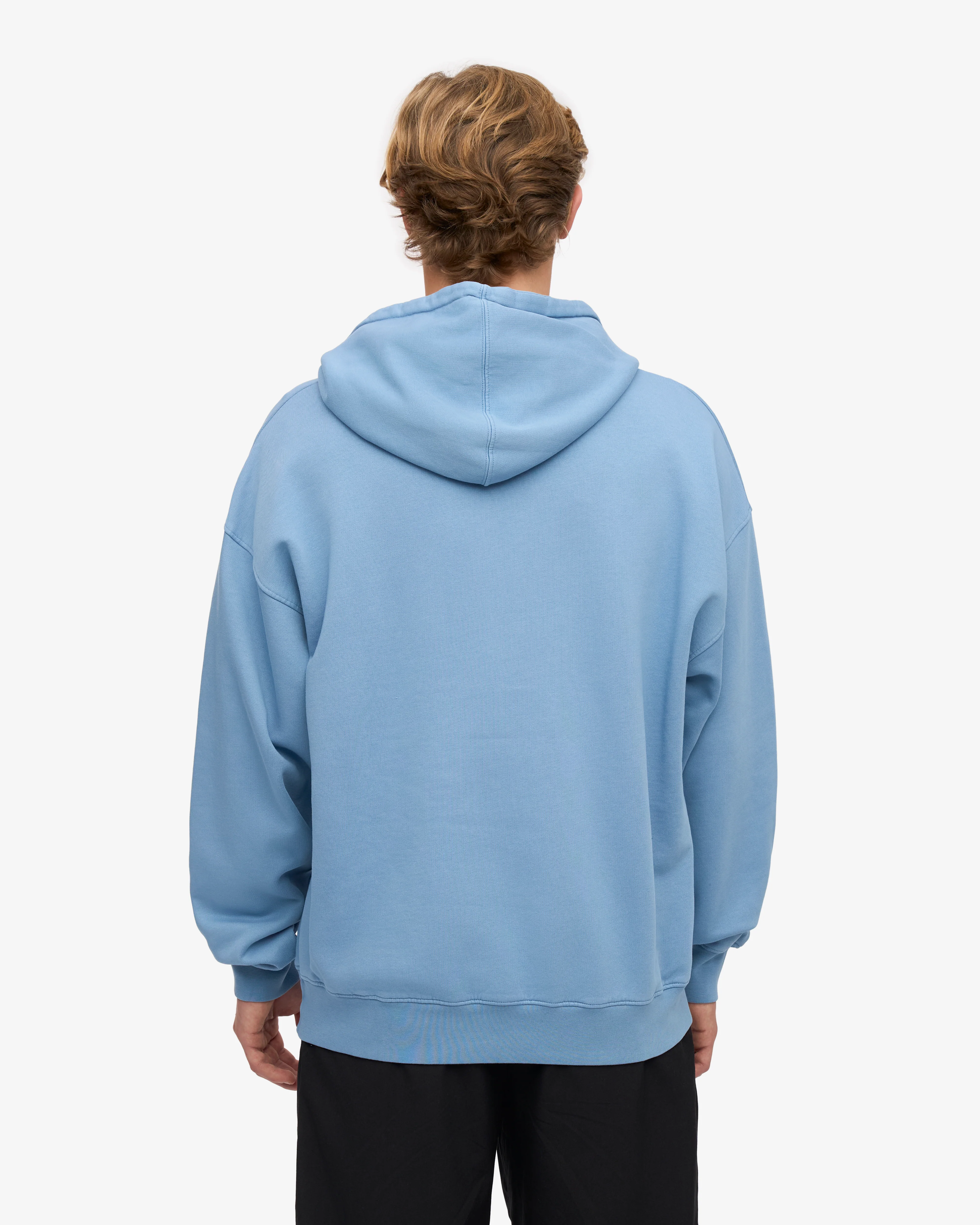 Organic Oversized Hood - Seaside Blue
