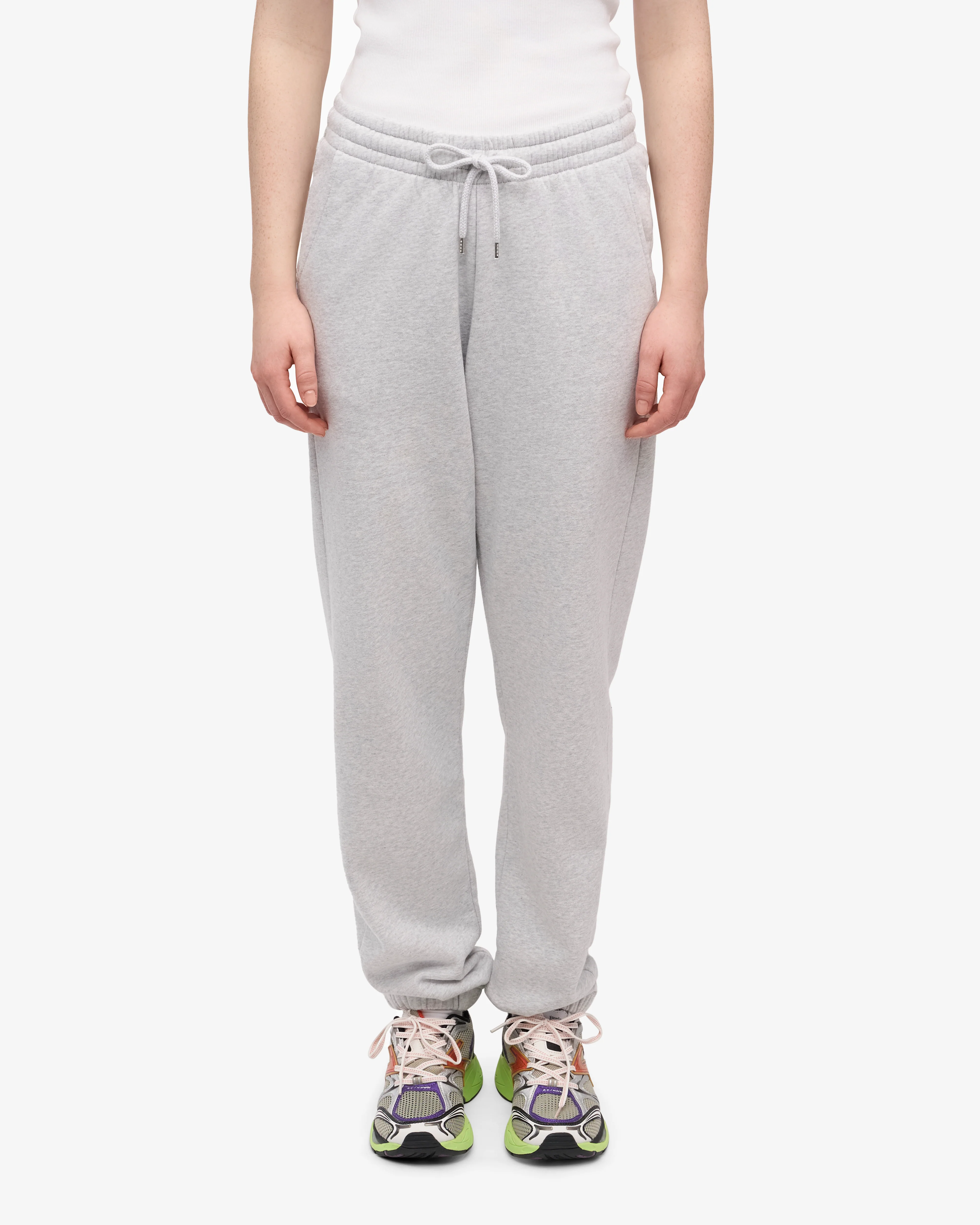 Organic Sweatpants - Snow Melange
