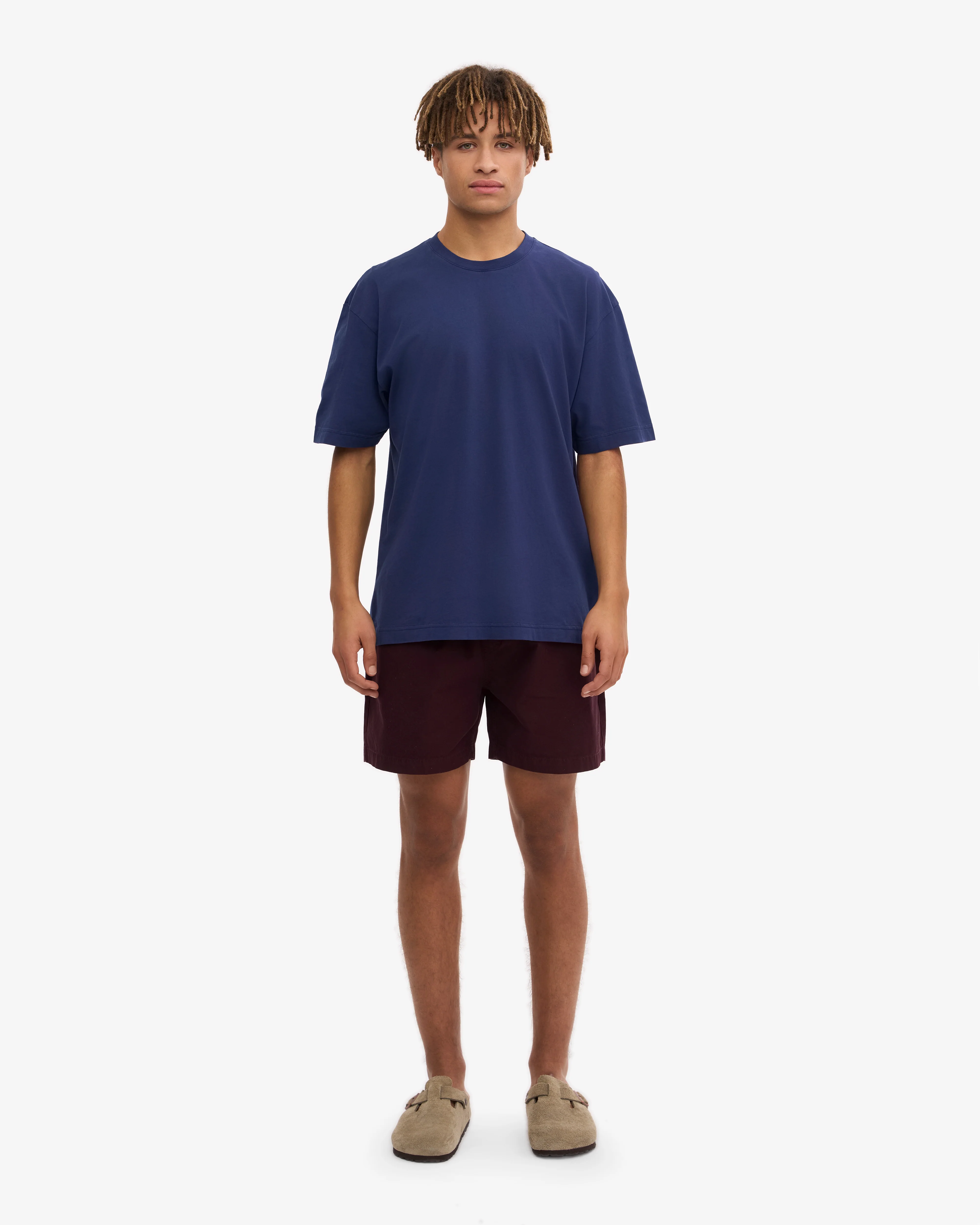 Oversized Organic T-Shirt - Marine Blue