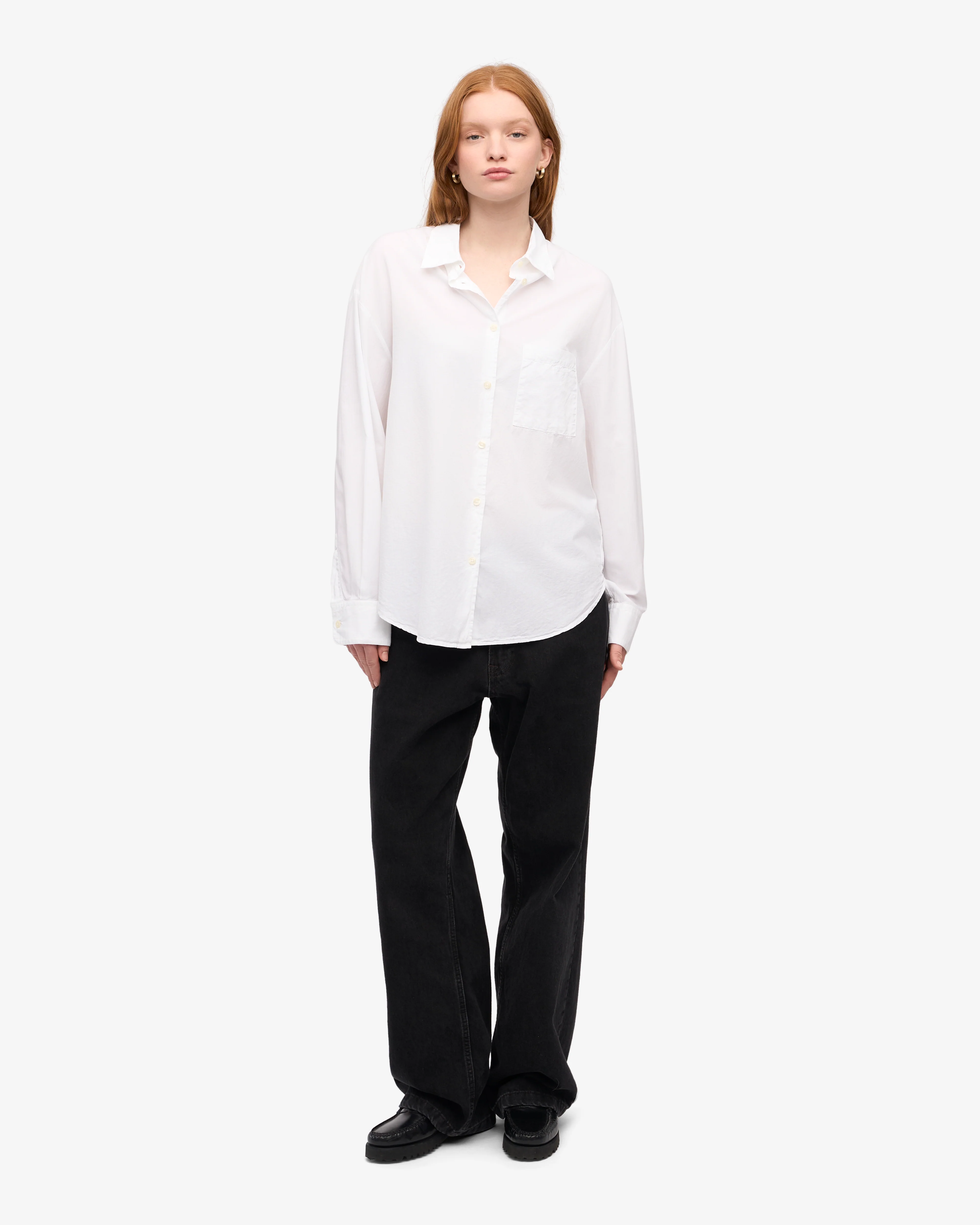 Organic Oversized Shirt - Optical White