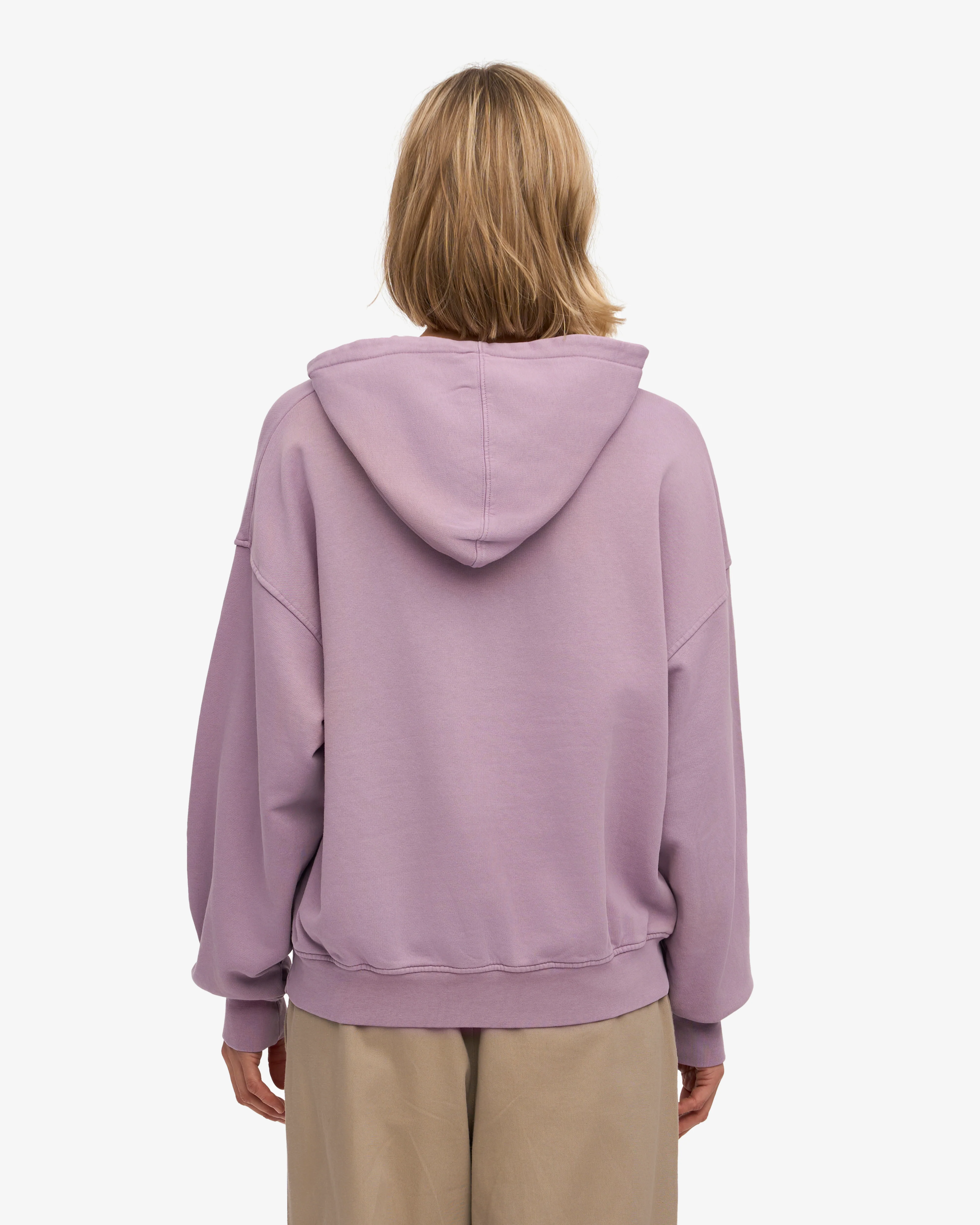Organic Oversized Hood - Pearly Purple