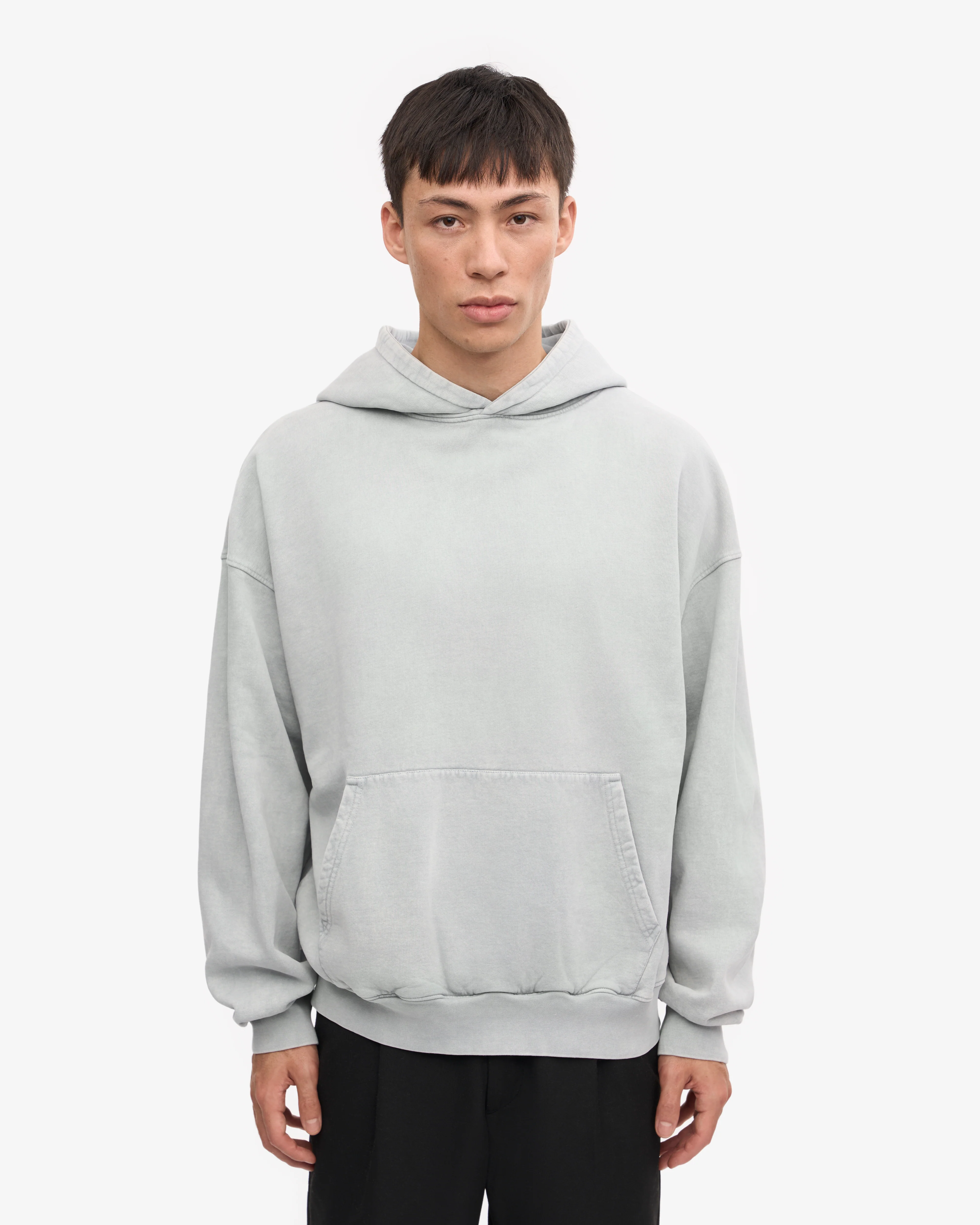 Organic Oversized Hood - Faded Grey