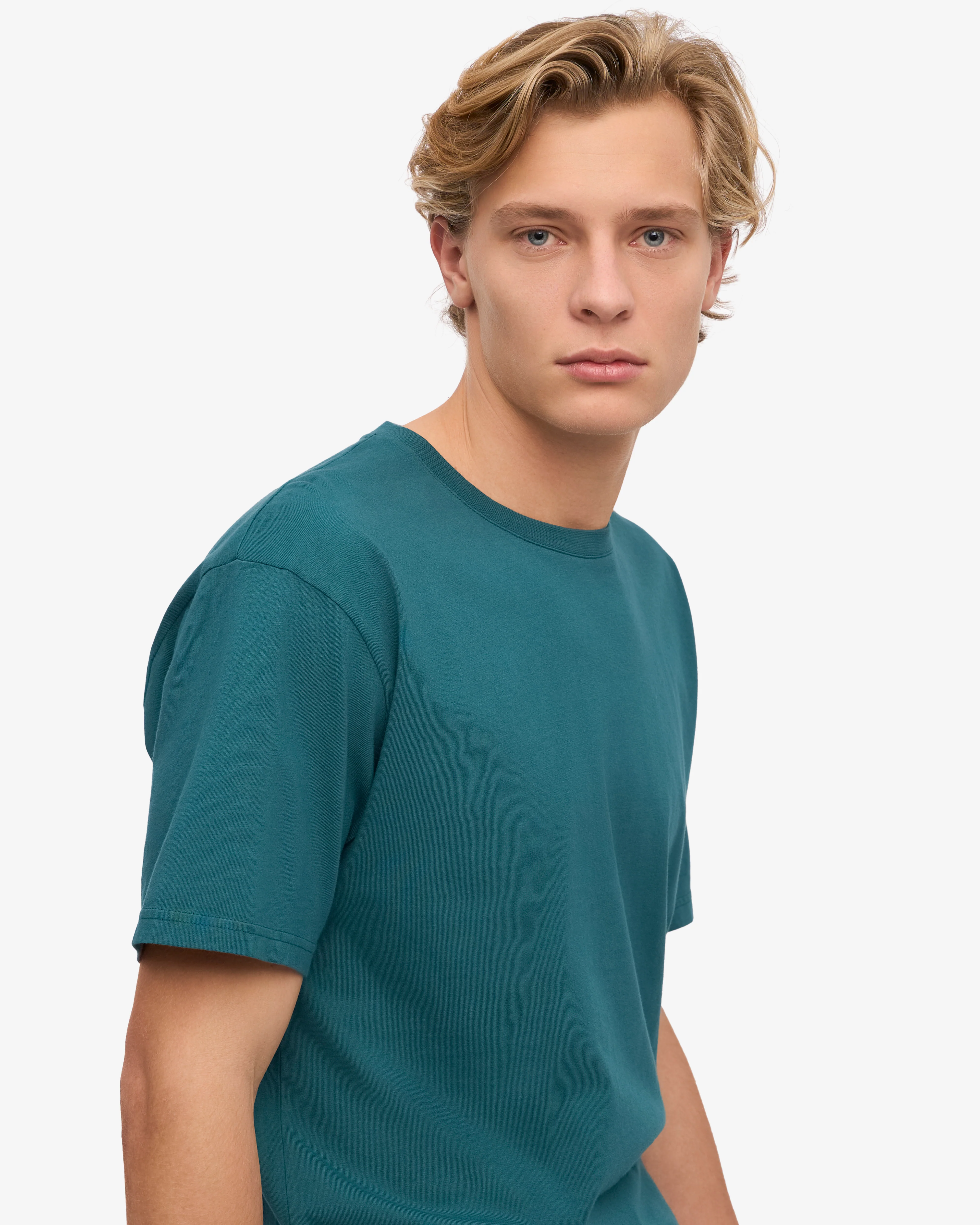 Classic Organic Tee - Ocean Green
