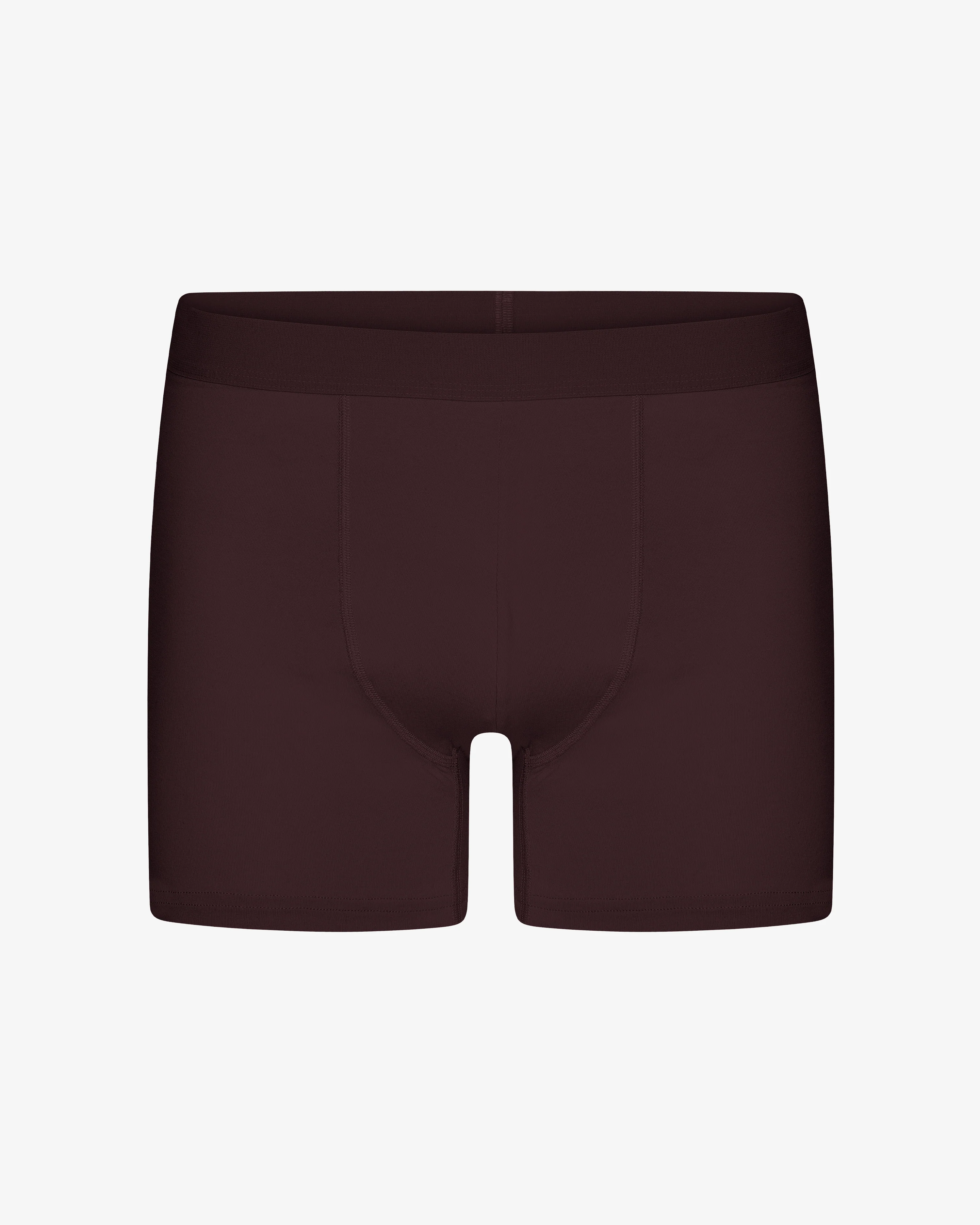 Classic Organic Boxer Briefs - Oxblood Red