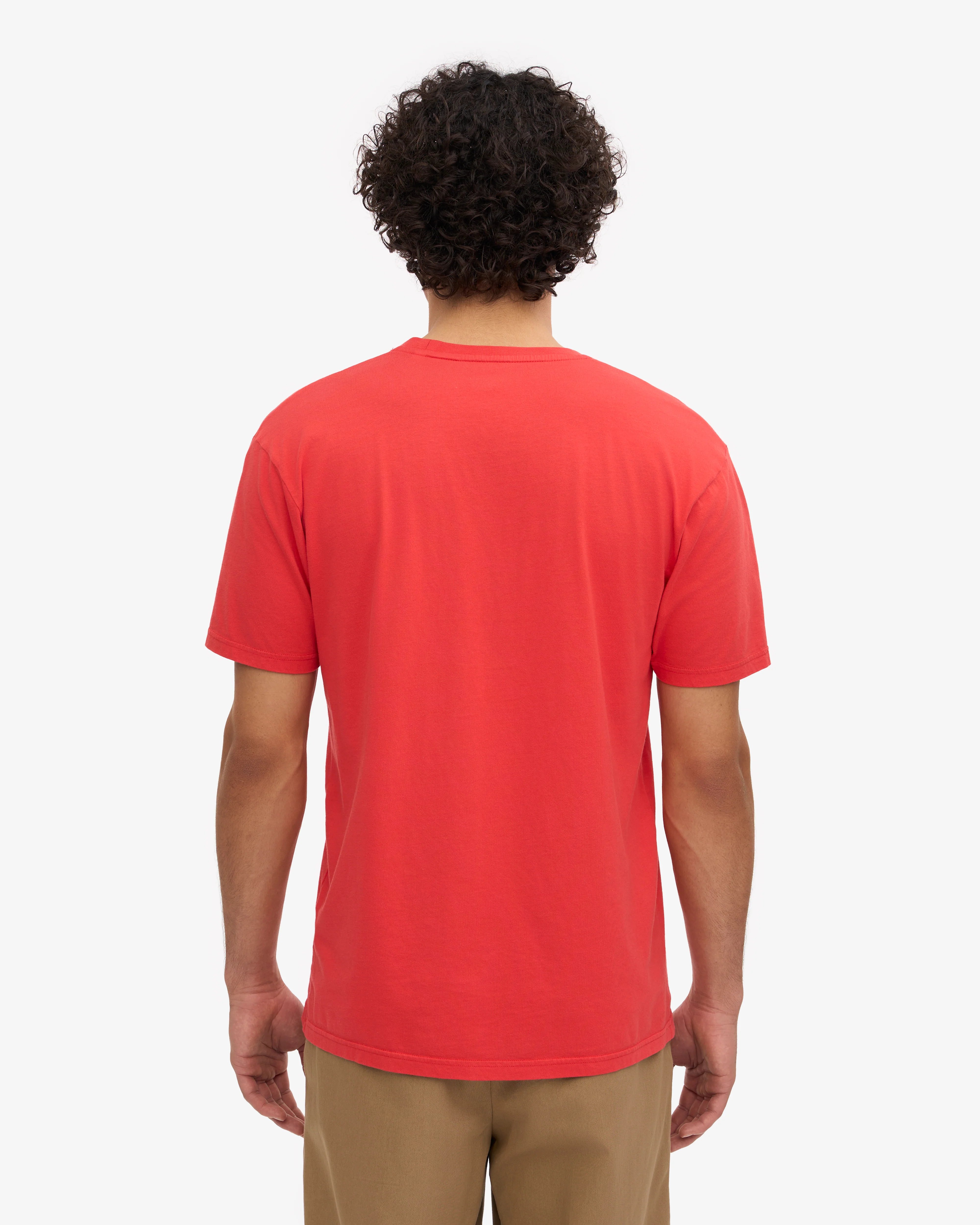 Classic Organic Tee - Red Tangerine